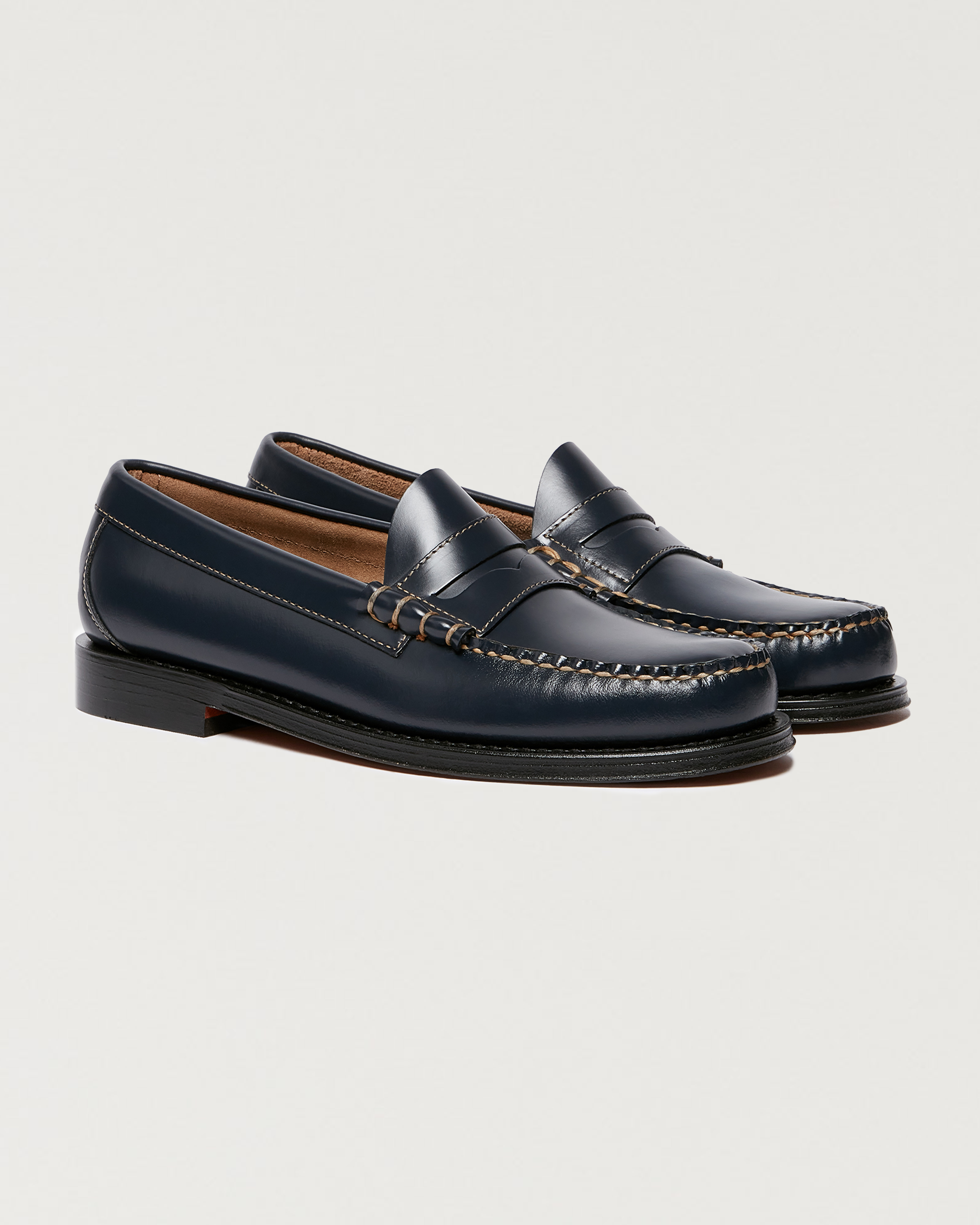 g.h. bass - weejun heritage larson penny loafer - navy