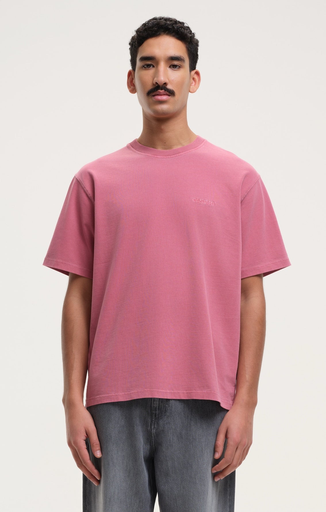 stonewashed tee - red