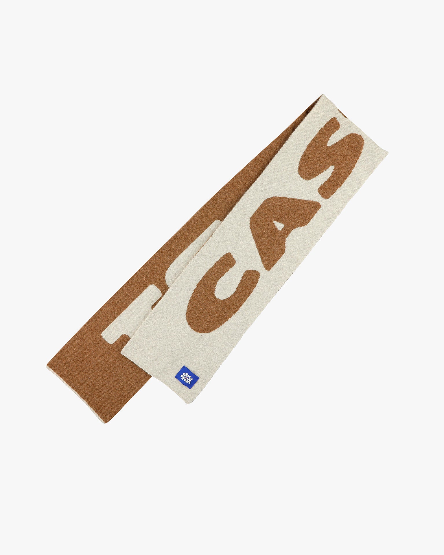 Castart logo scarf - camel