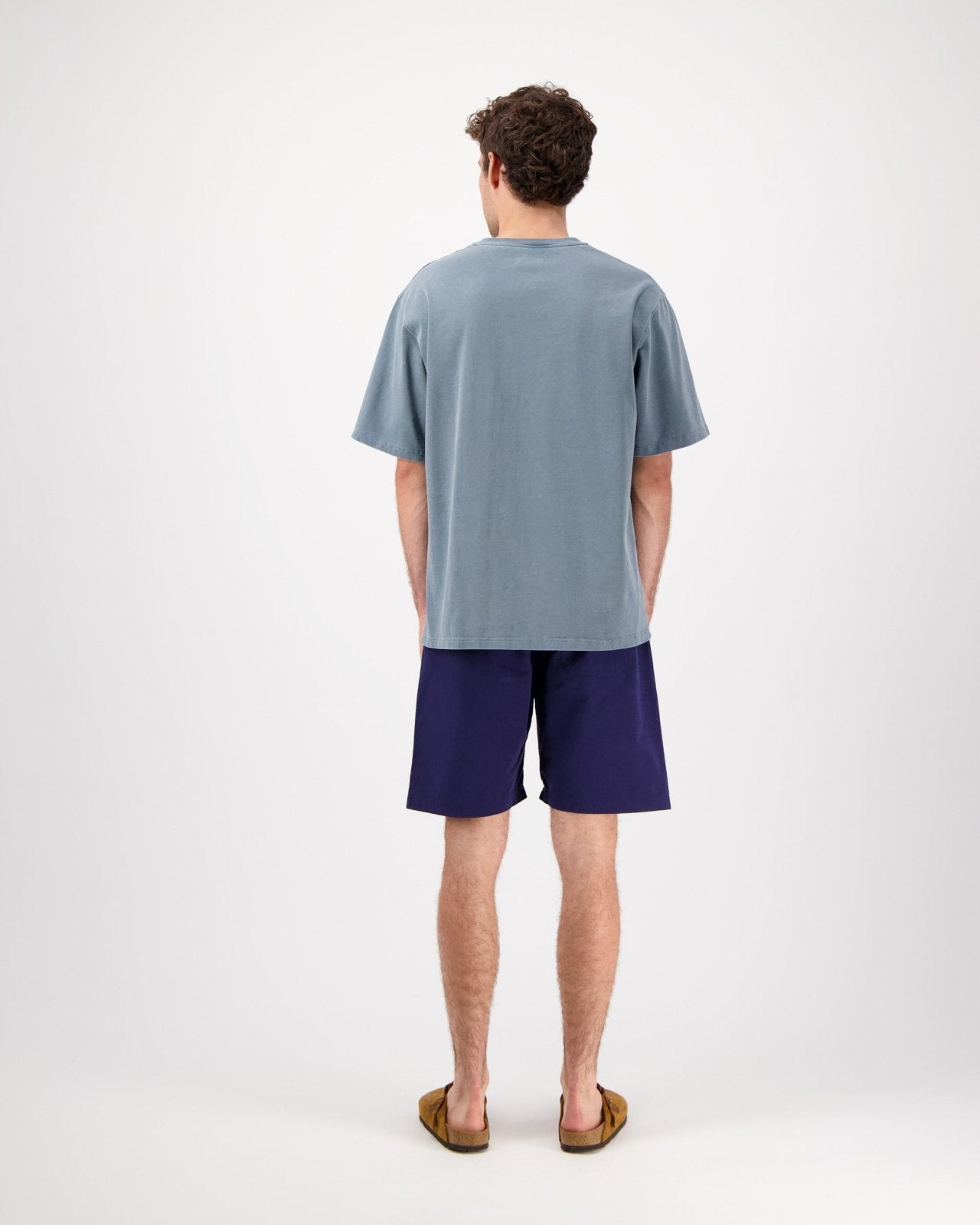 stonewash tee - botanical green - Castart