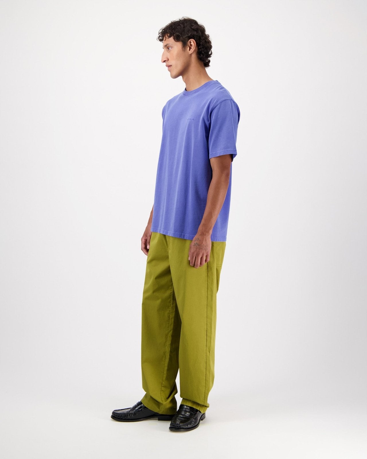 stonewash tee - cobalt - Castart