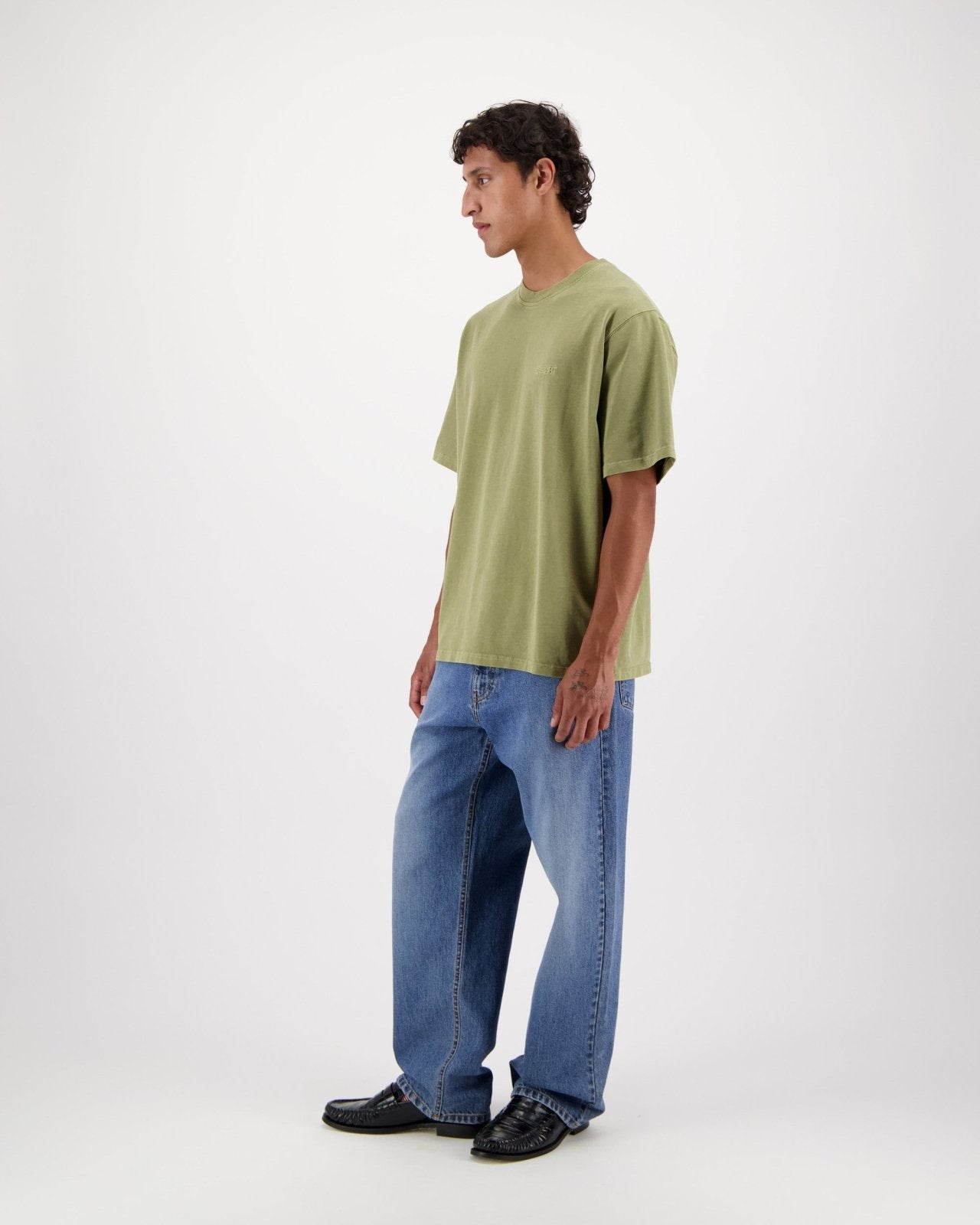 stonewash tee - khaki - Castart