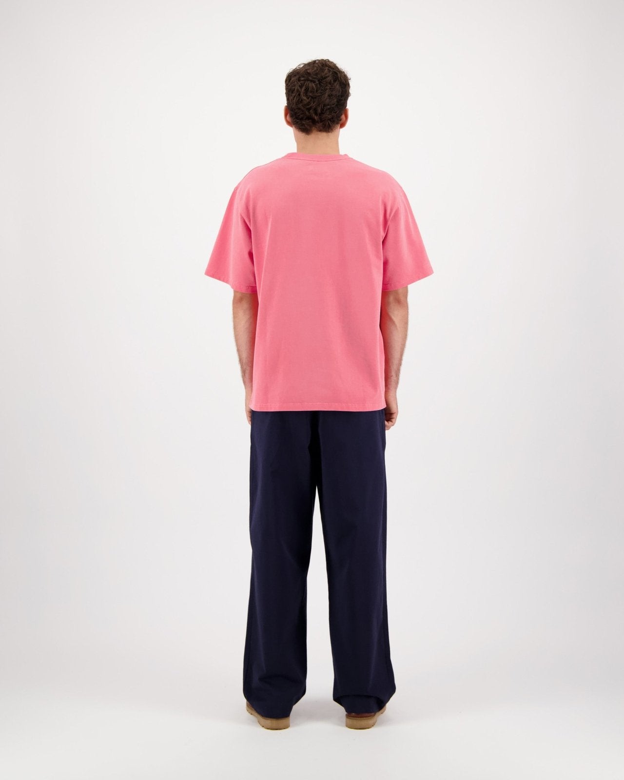 Castart Stonewash T-Shirt cotton in pink 