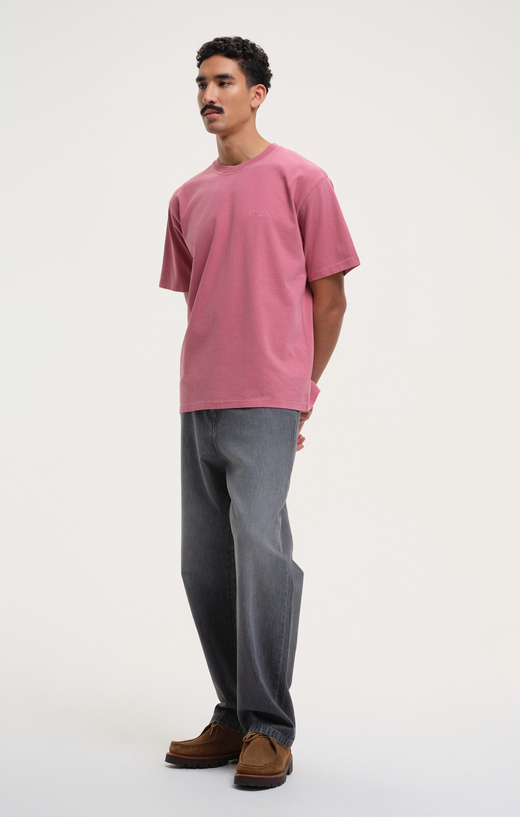 stonewashed tee - red