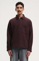 sleet way - dark burgundy