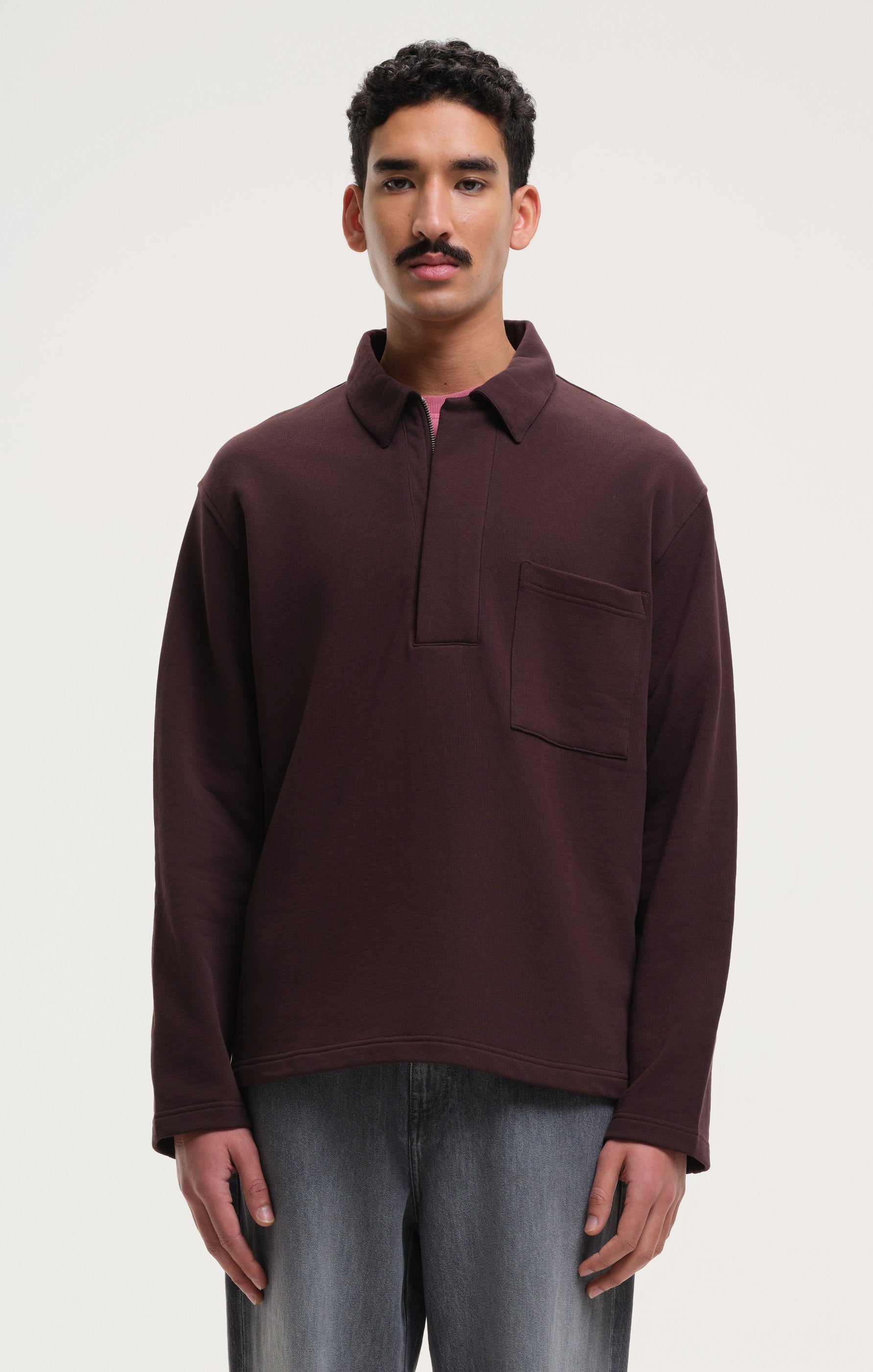 sleet way - dark burgundy