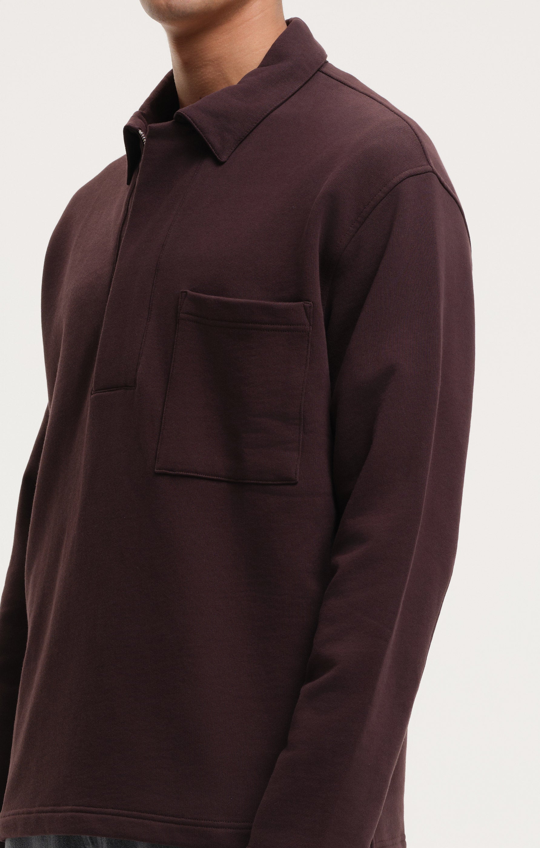 sleet way - dark burgundy