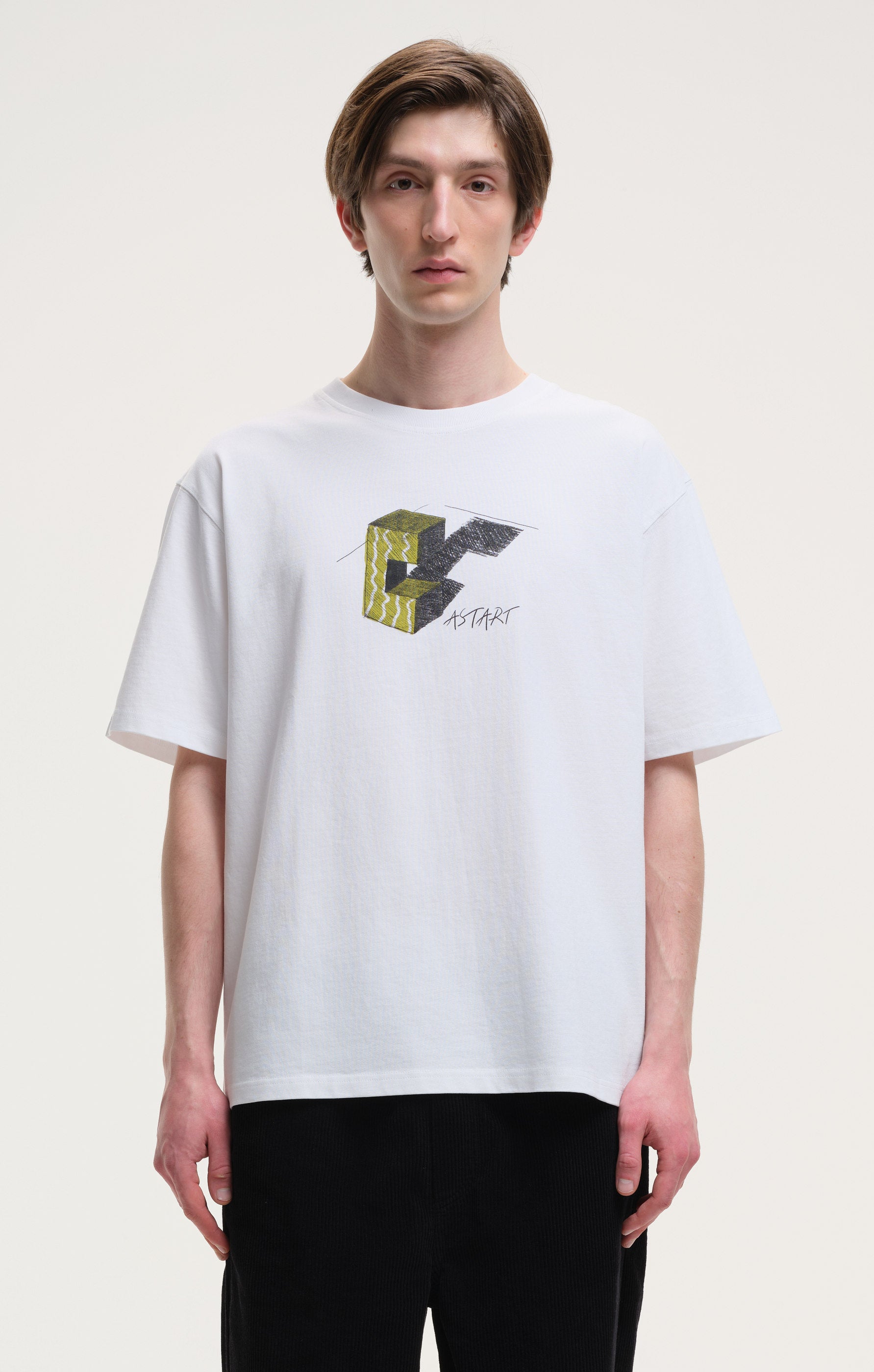 oblique - white