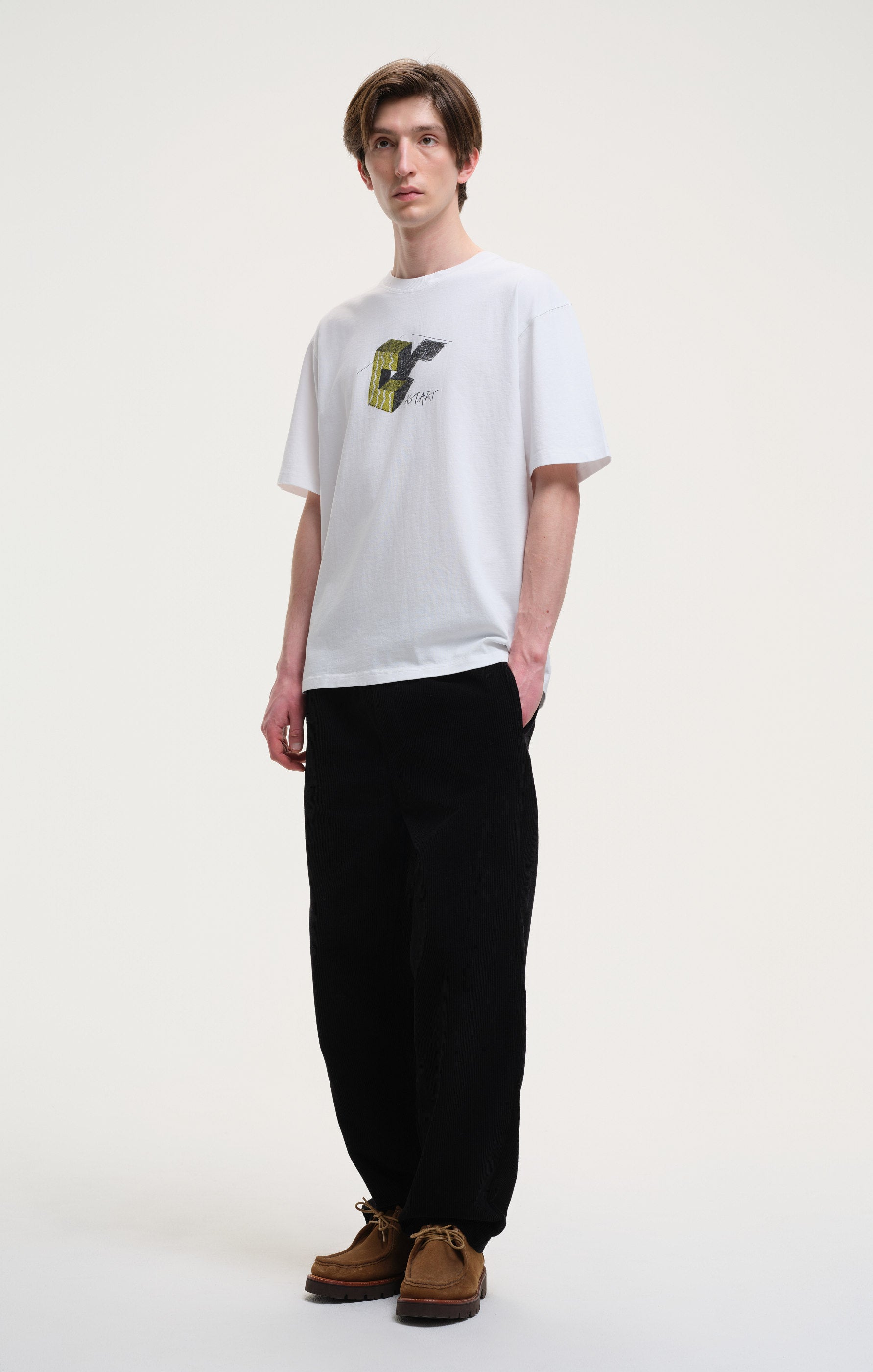 oblique - white