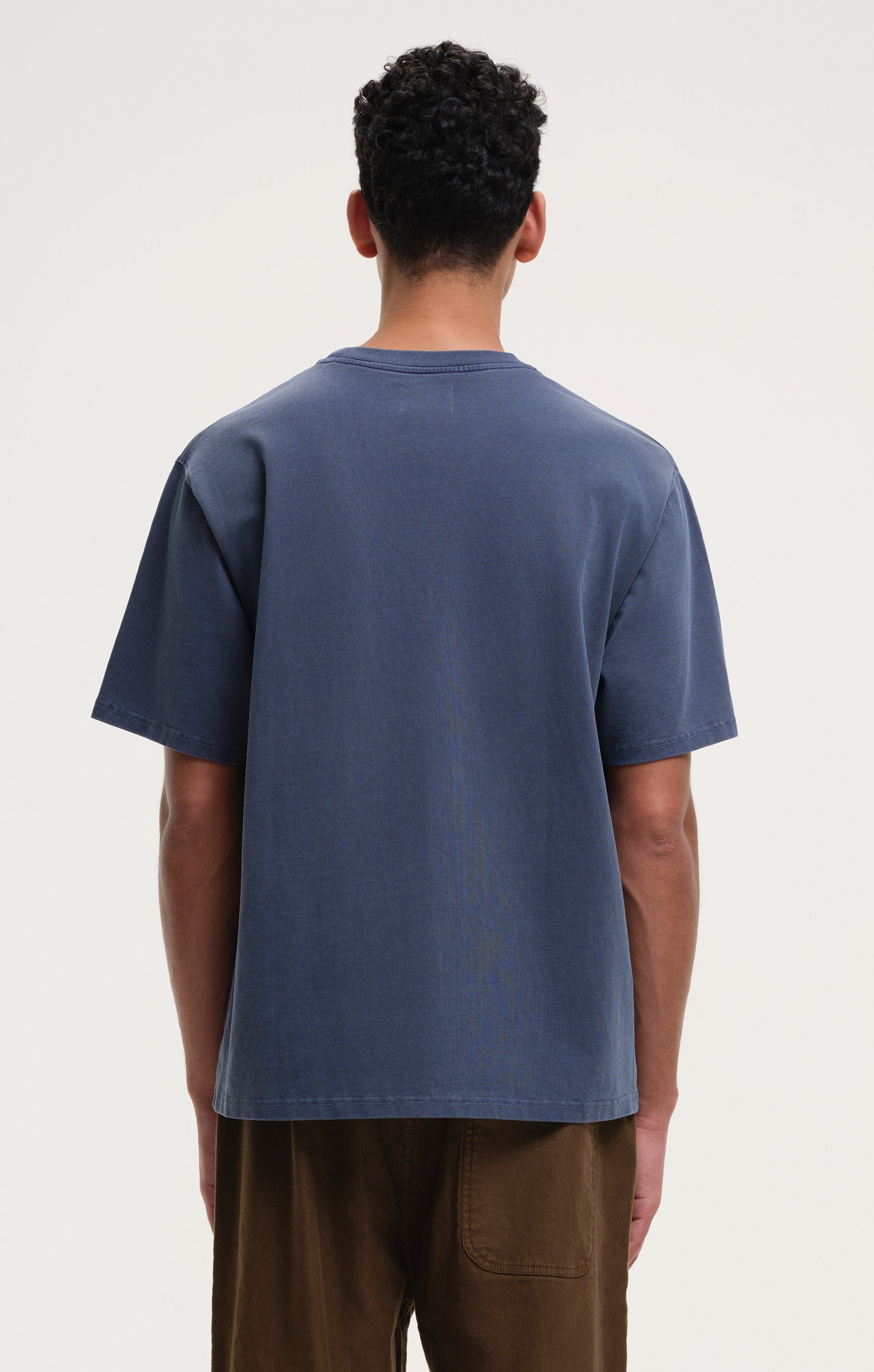 stonewashed tee - navy