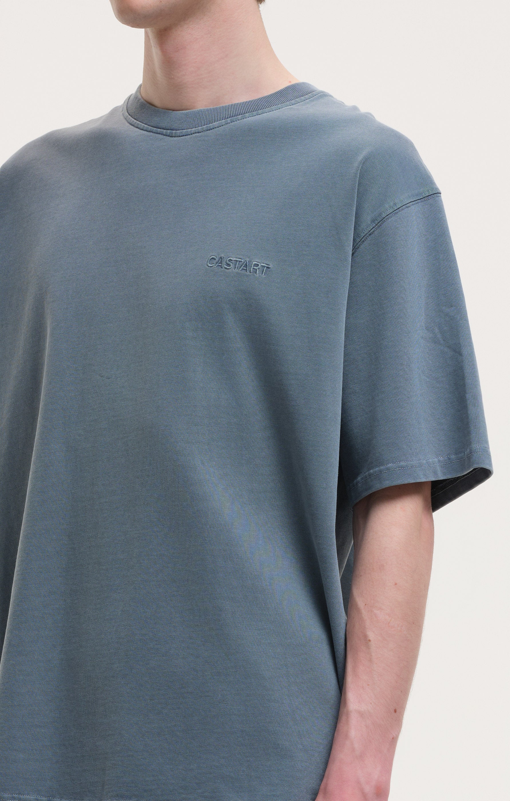 stonewashed tee - dark green