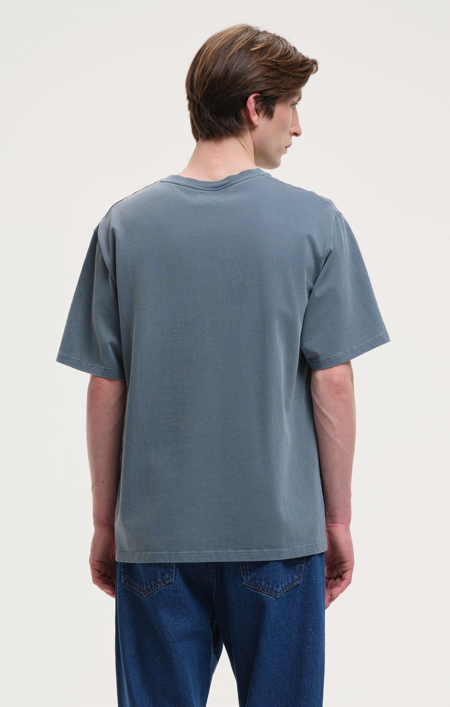 stonewashed tee - dark green