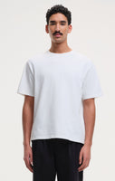 stonewashed tee - white