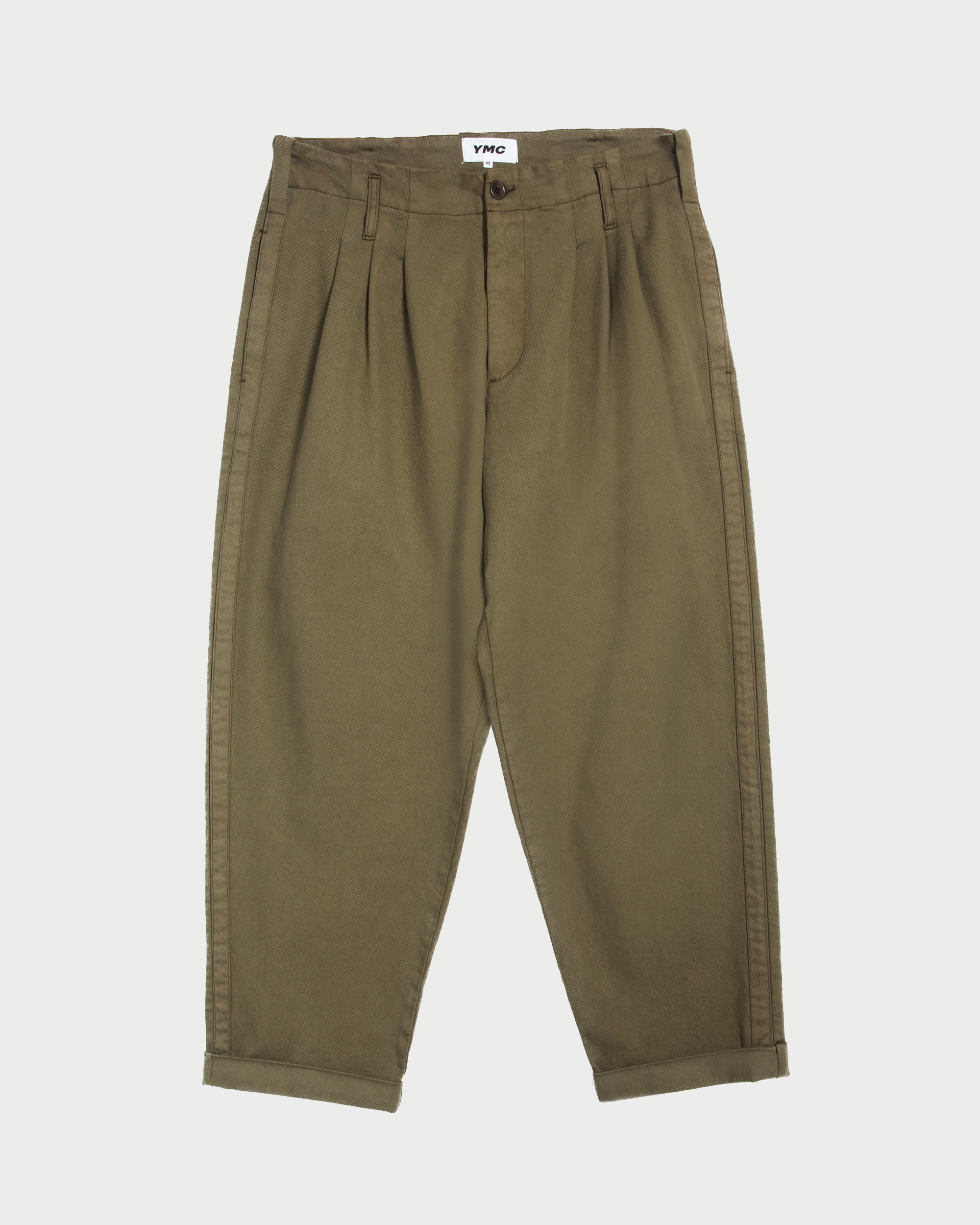 ymc - creole peg trouser - olive