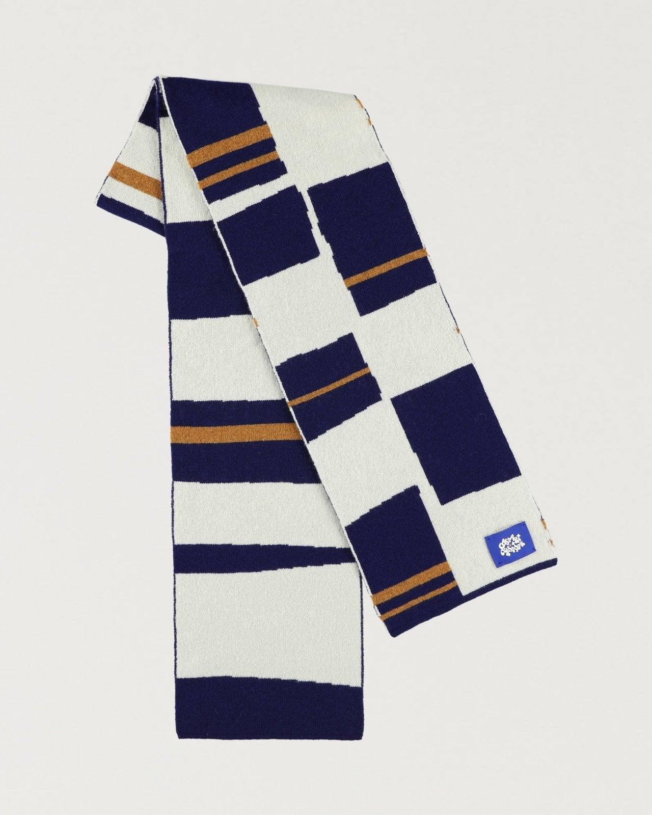 Multicolor scarf by Castart, made from 100% Scottish lambswool, soft, comfortable, and stylish.