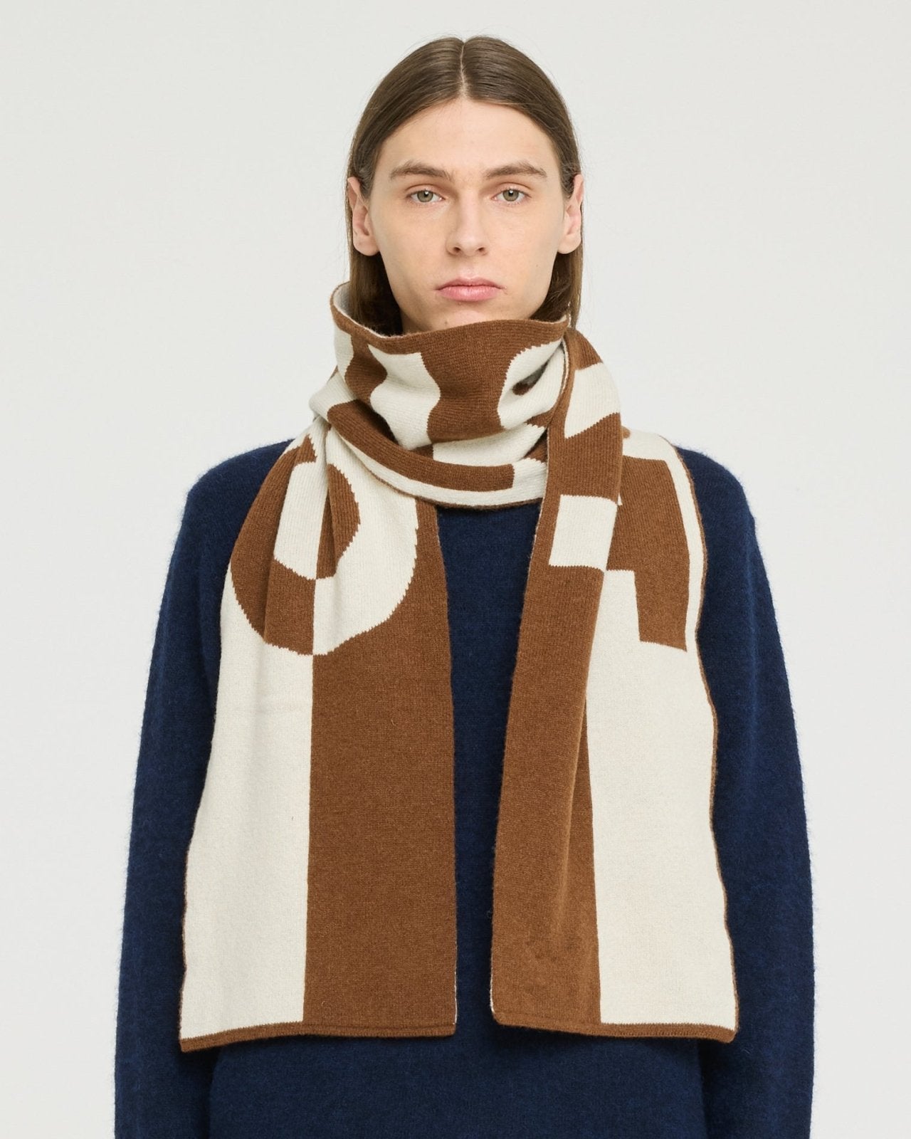 andy scarf - brown - Castart