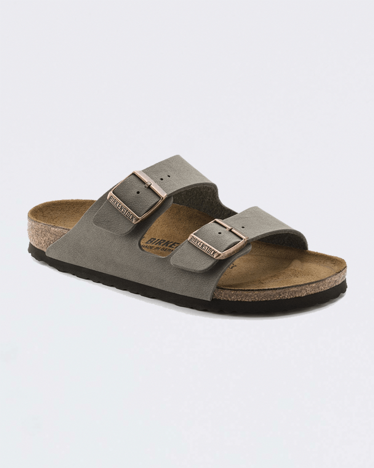 birkenstock - arizona Nubuck Stone - Castart