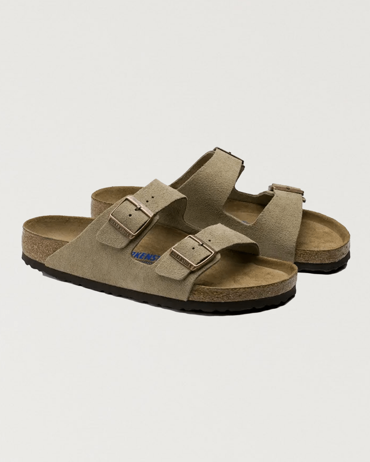 birkenstock - arizona suede taupe - Castart