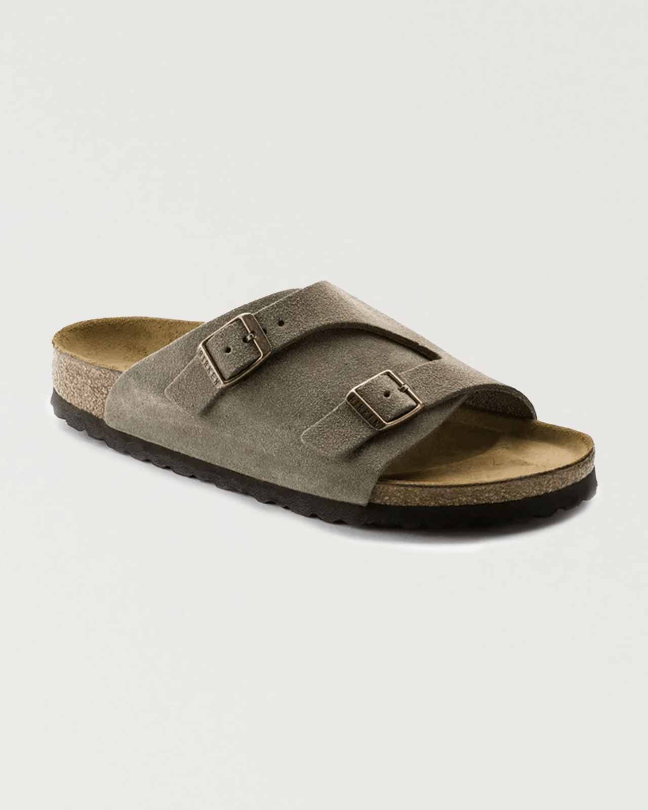 birkenstock - zürich suede taupe - Castart