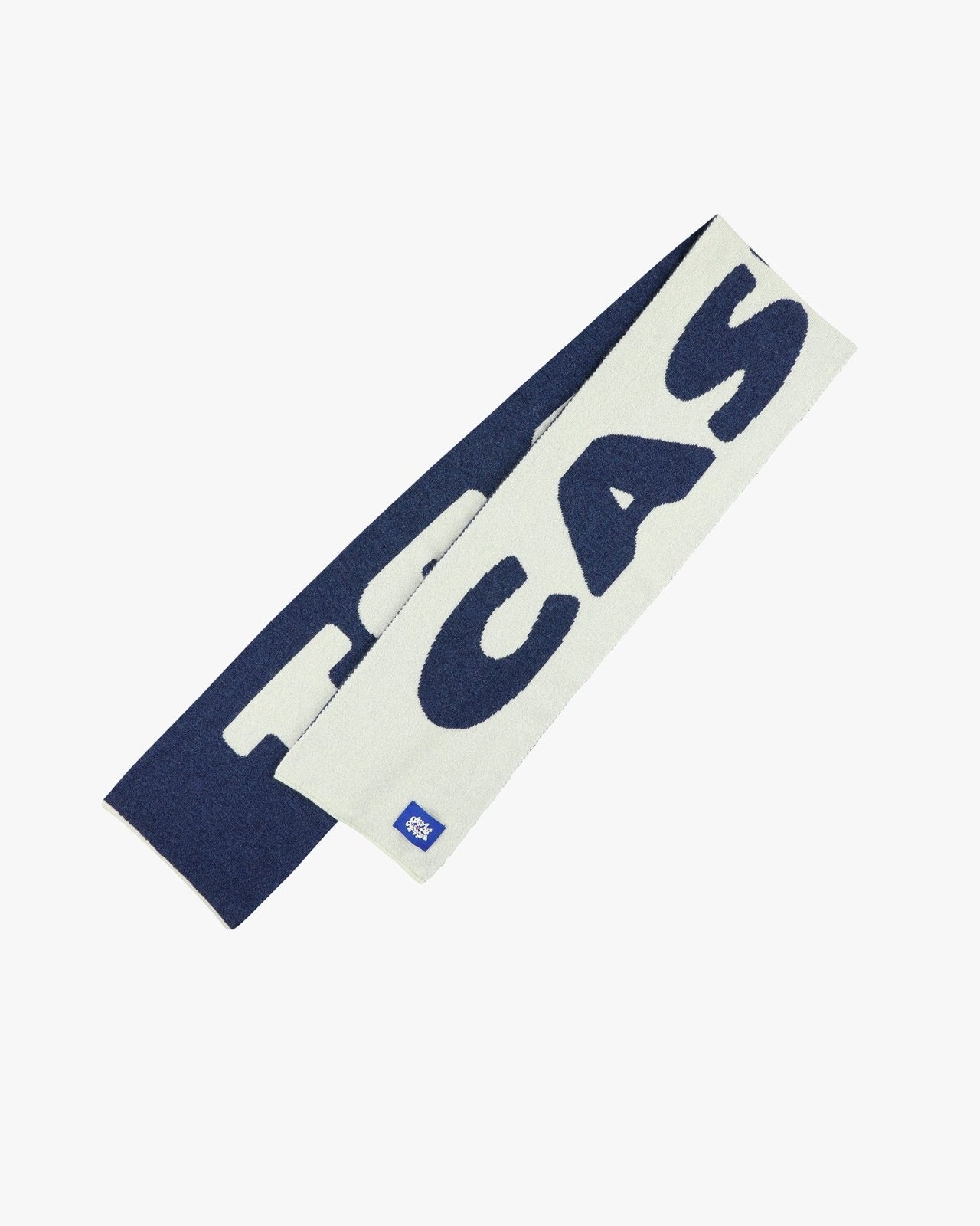 castart logo scarf - blue - Castart