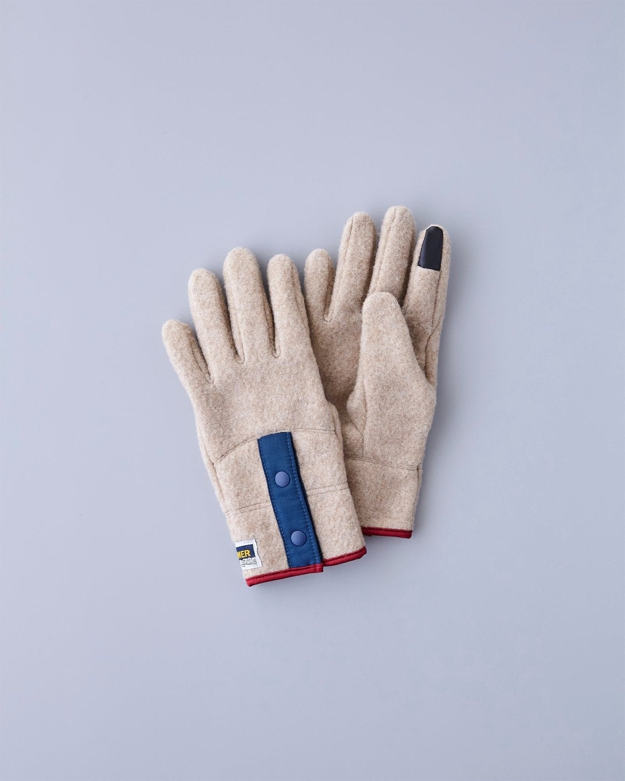Elmer | Fleece gloves - Camel - Castart