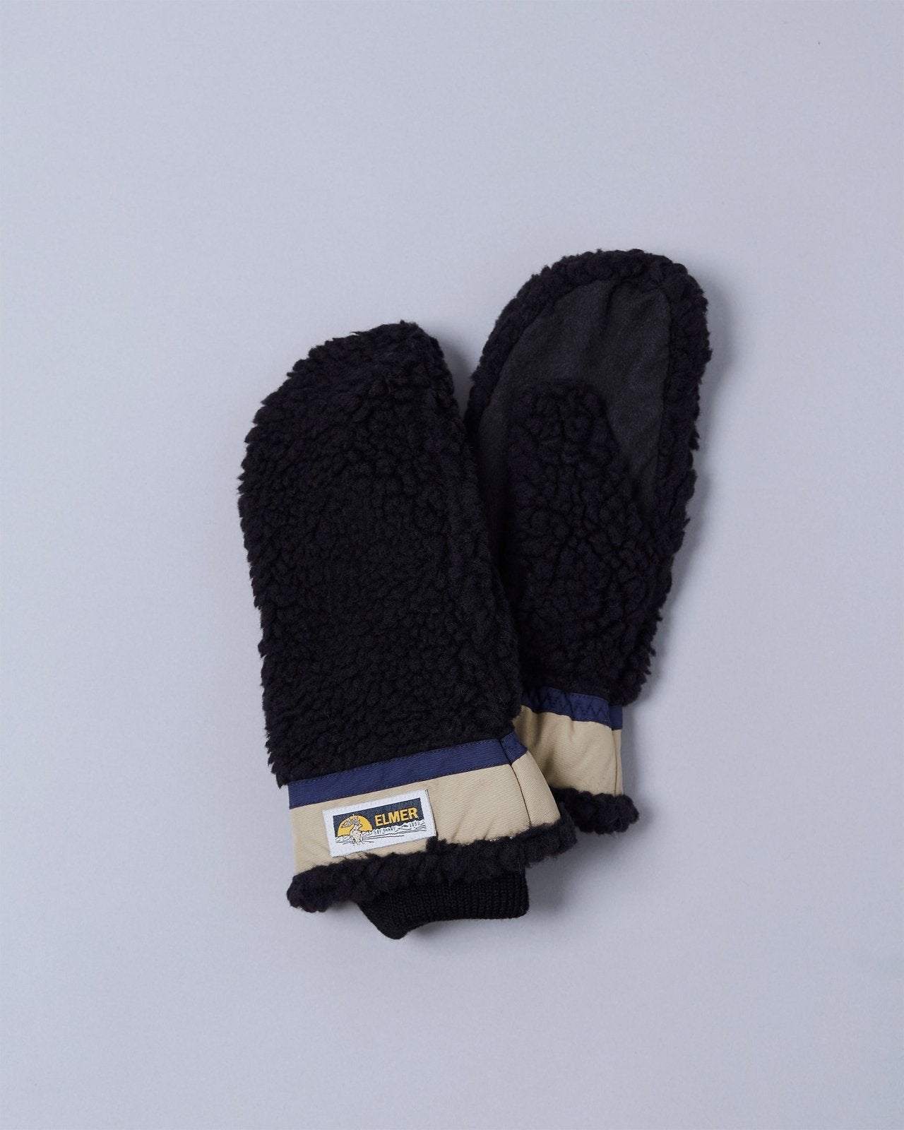 Elmer | Teddy gloves - Black - Castart