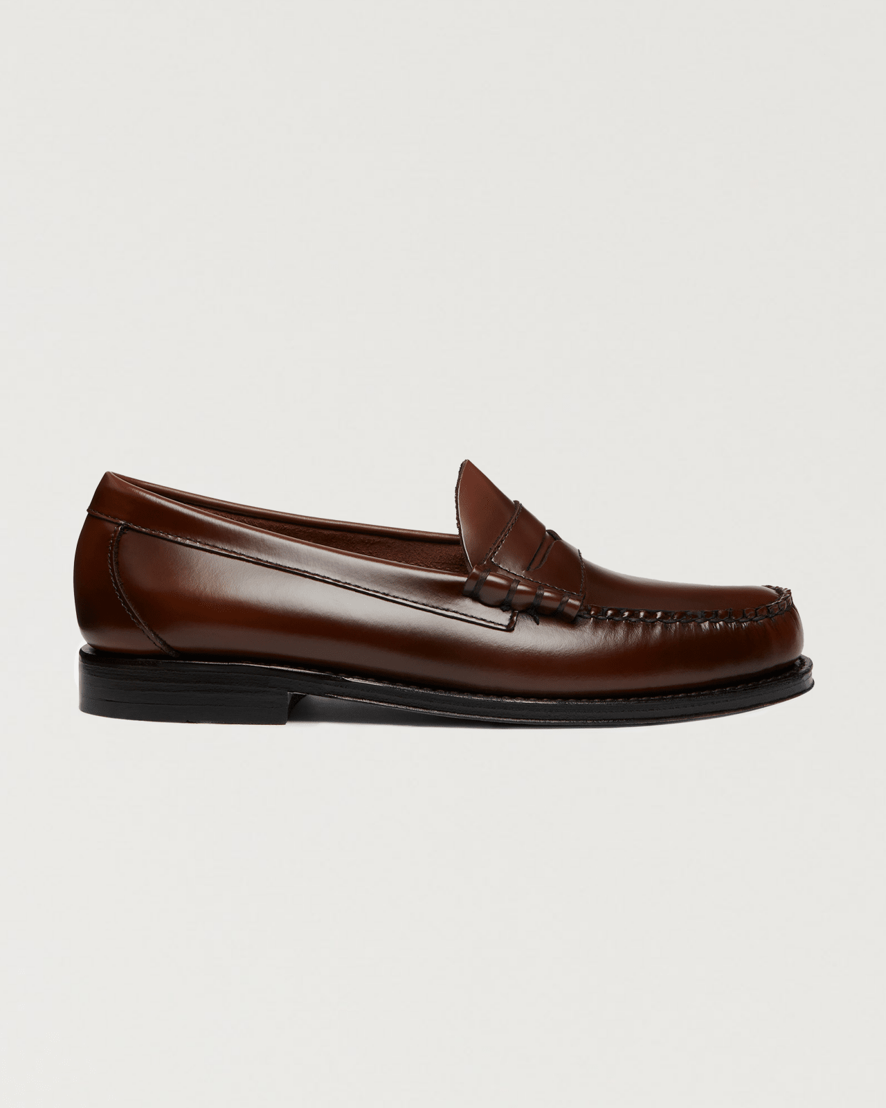 g.h. bass - weejun heritage larson penny loafer - mid brown - Castart