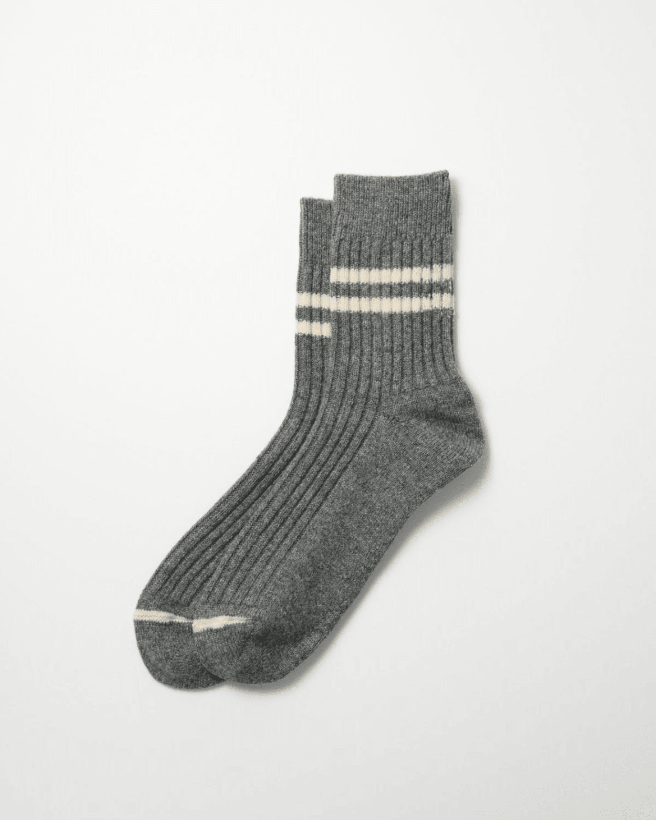 rototo - merino lamb wool stripe - gray - Castart