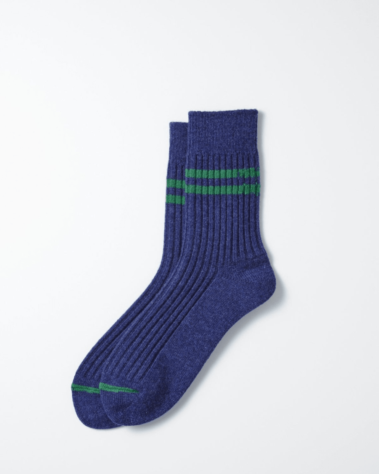 rototo - merino lamb wool stripe - navy - Castart