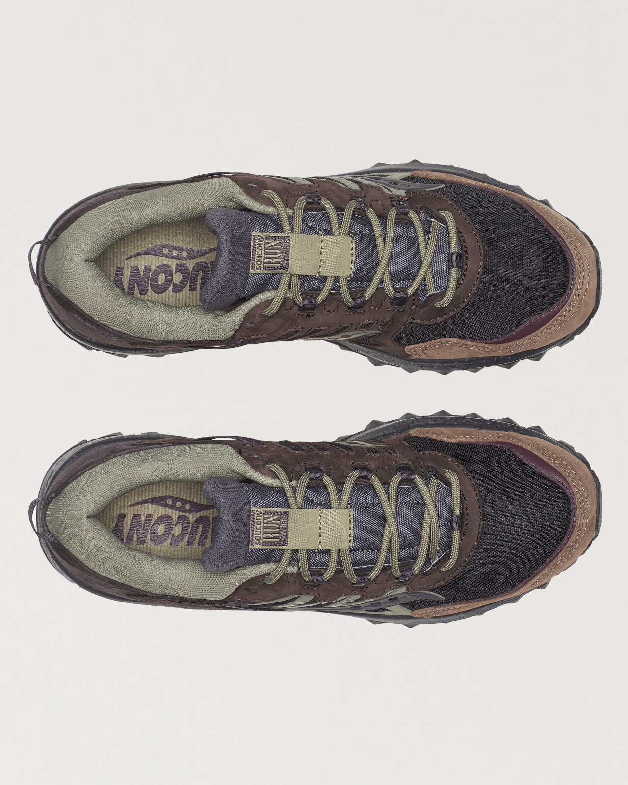 saucony - grid peak - black/wine - Castart