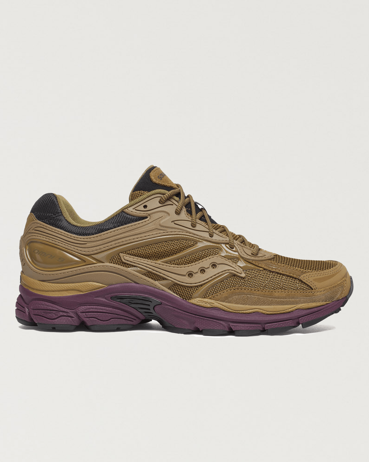 saucony - progrid omni 9 - brown/wine - Castart