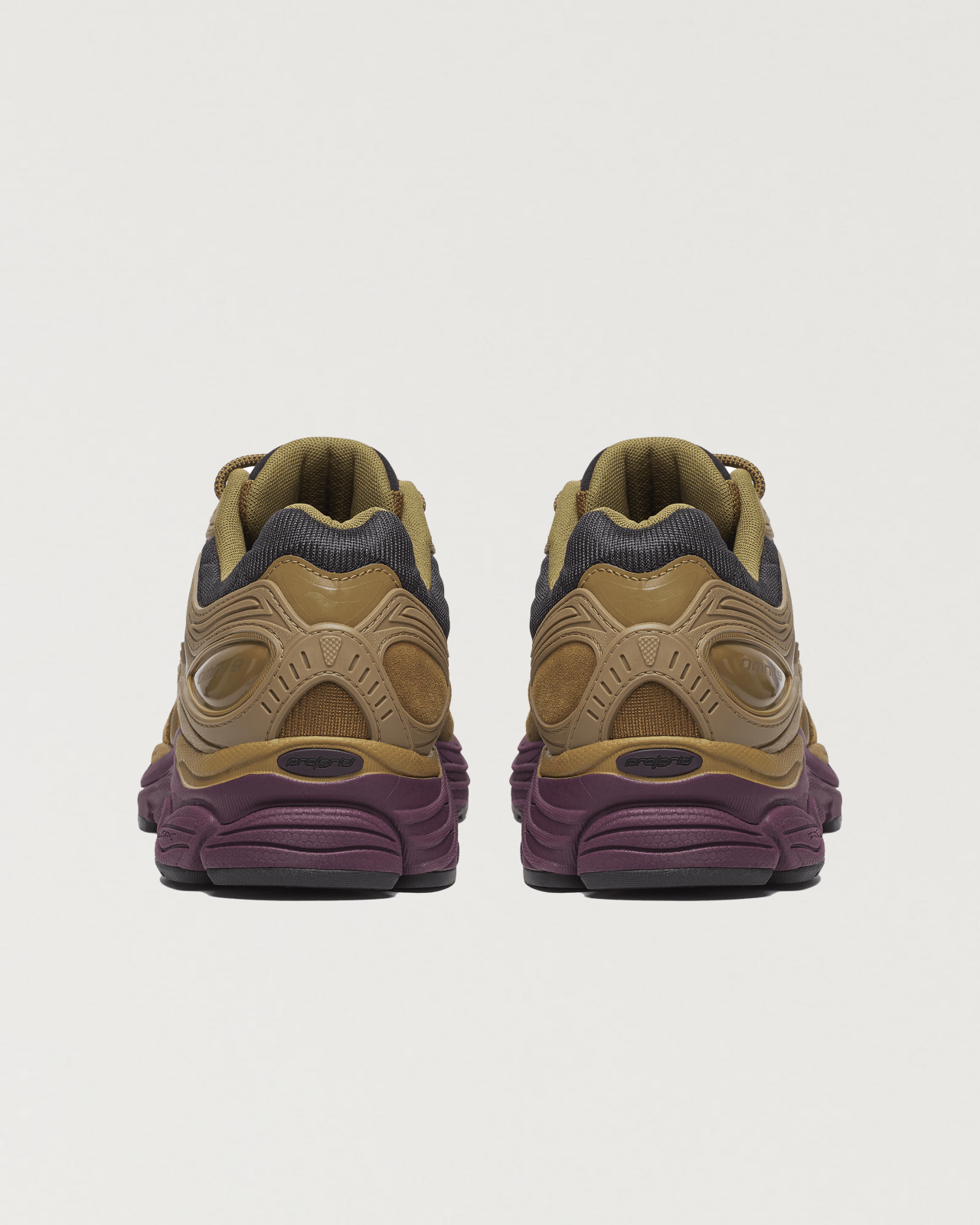 saucony - progrid omni 9 - brown/wine - Castart