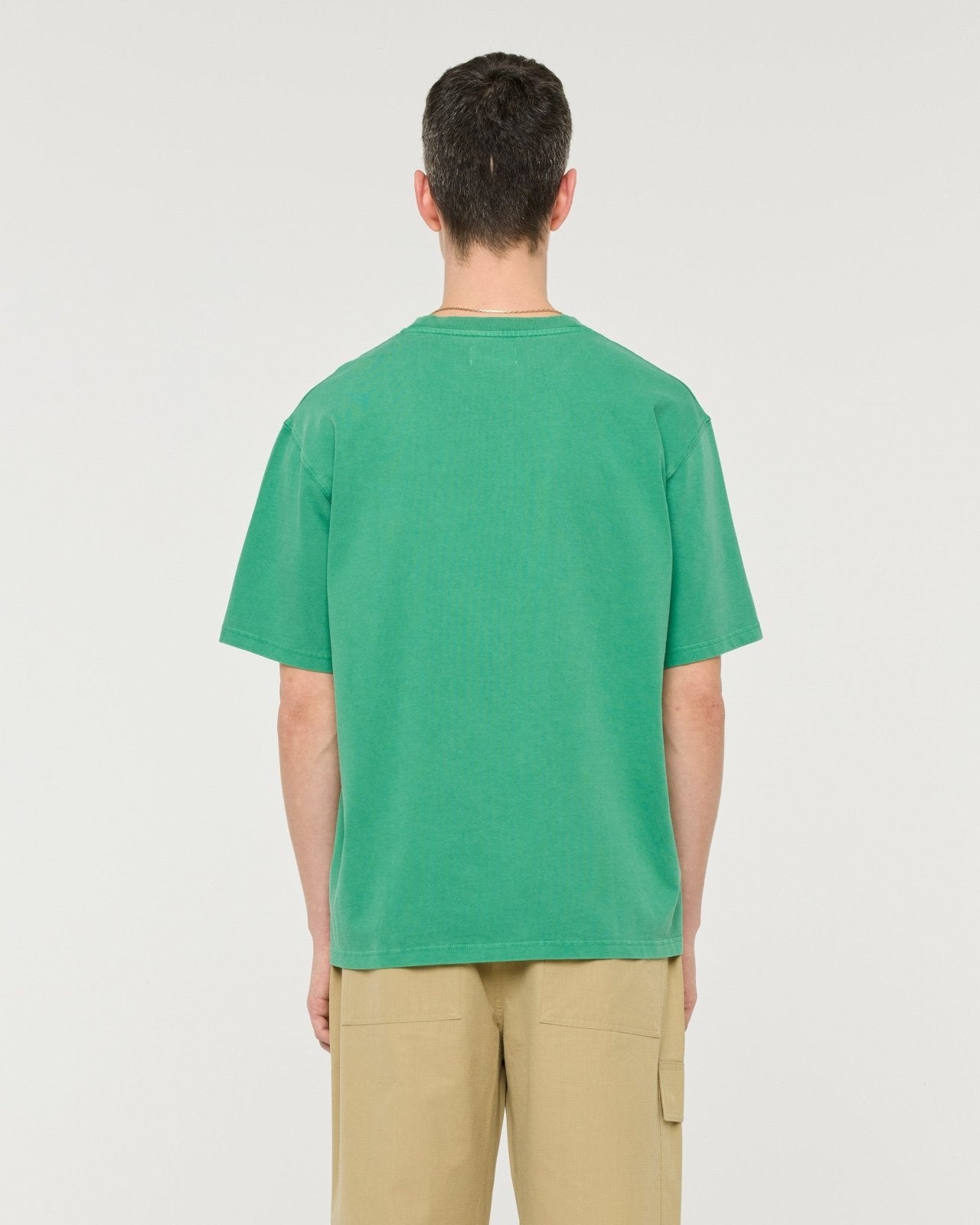 stonewash tee - bright green - Castart