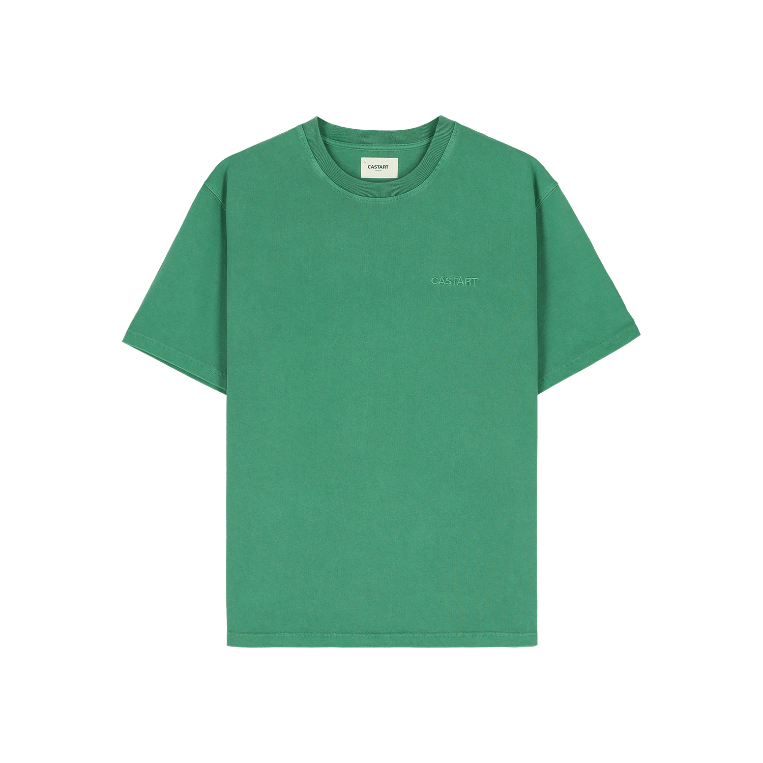 stonewash tee - bright green - Castart