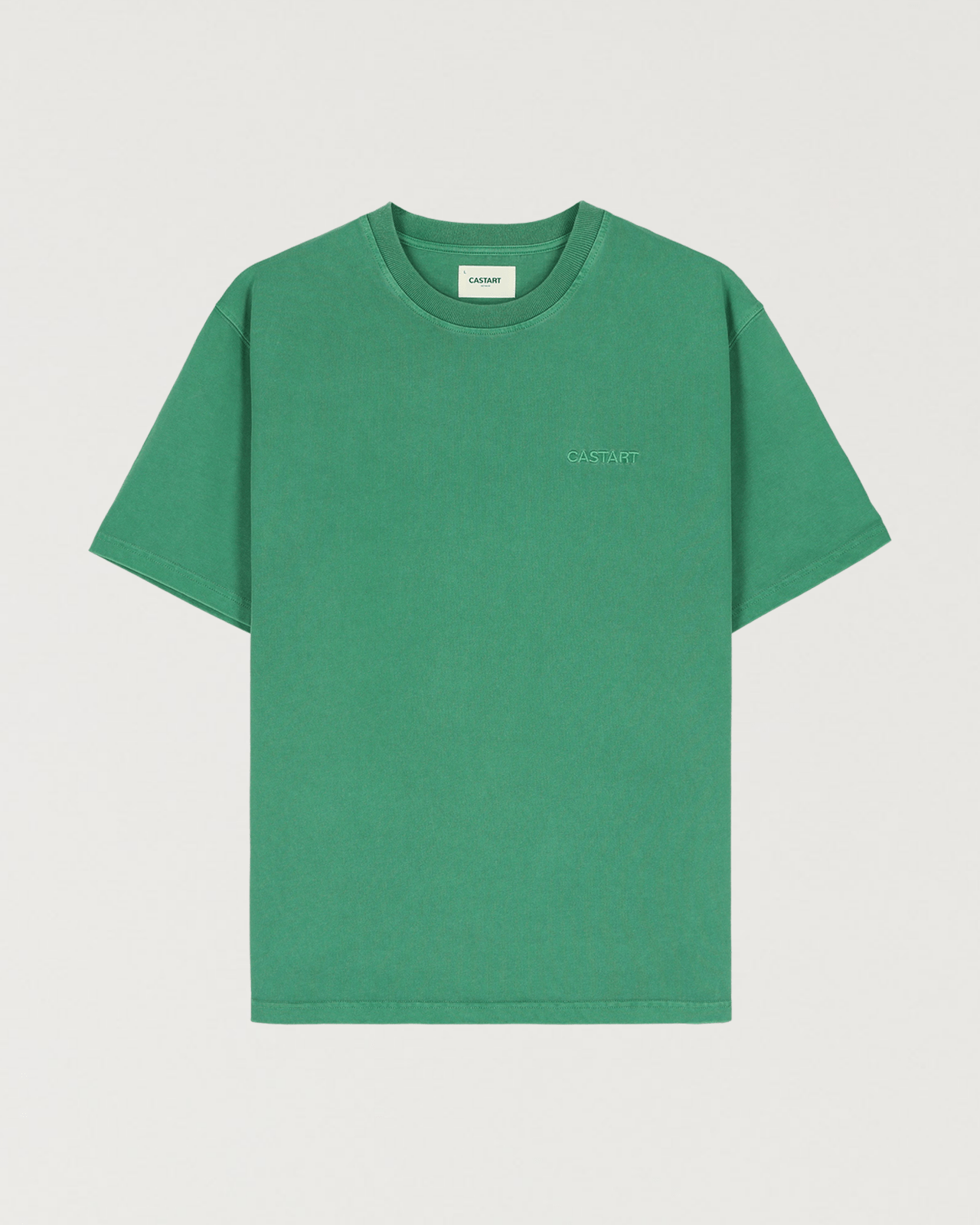 stonewash tee - bright green - Castart