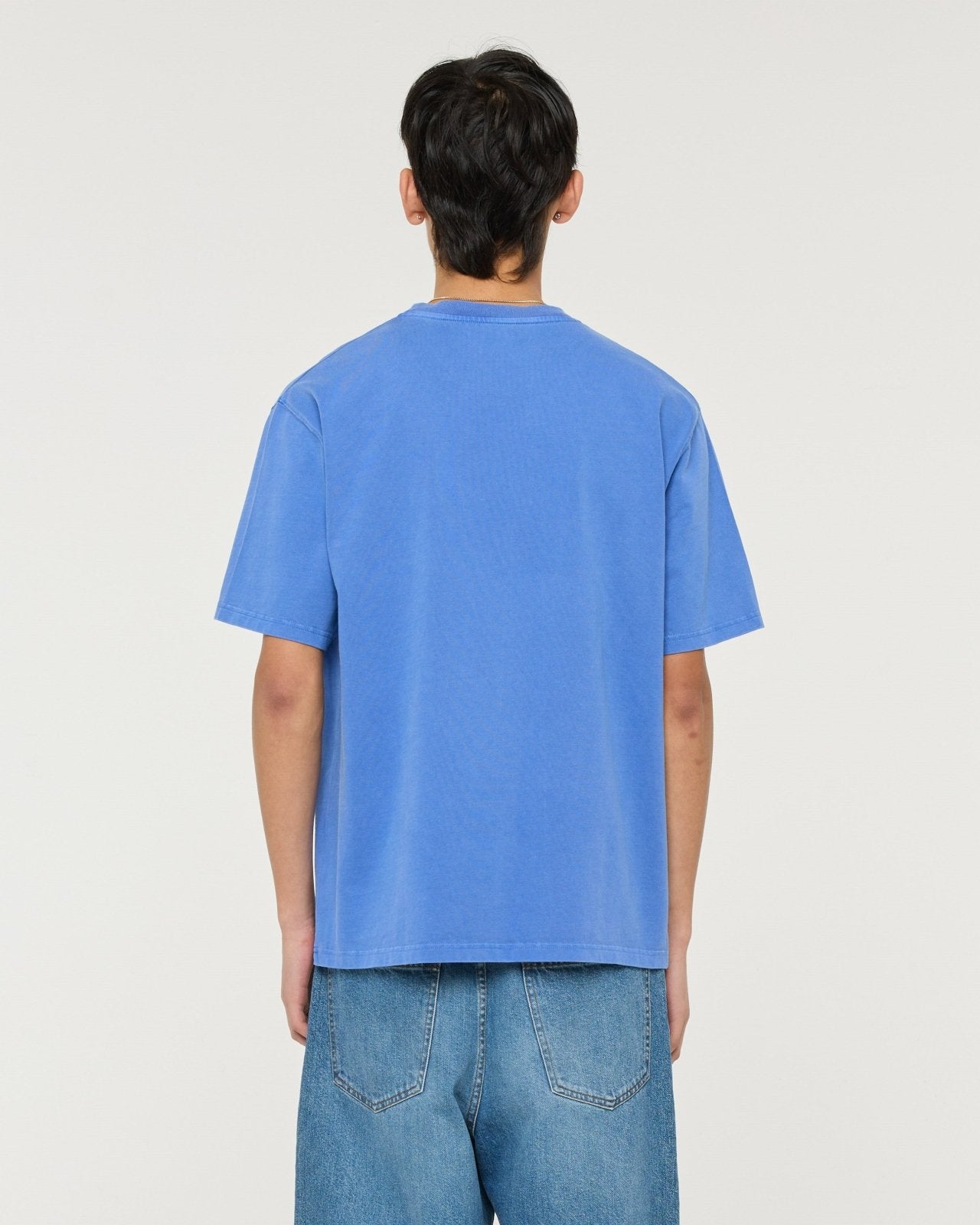 stonewash tee - cobalt - Castart