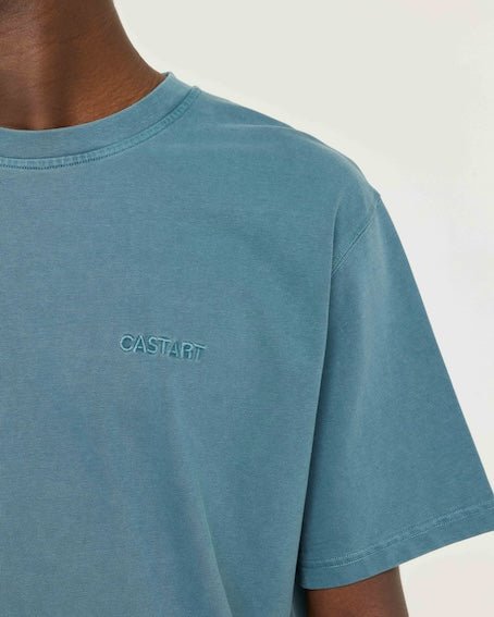 stonewash tee - dark green - Castart