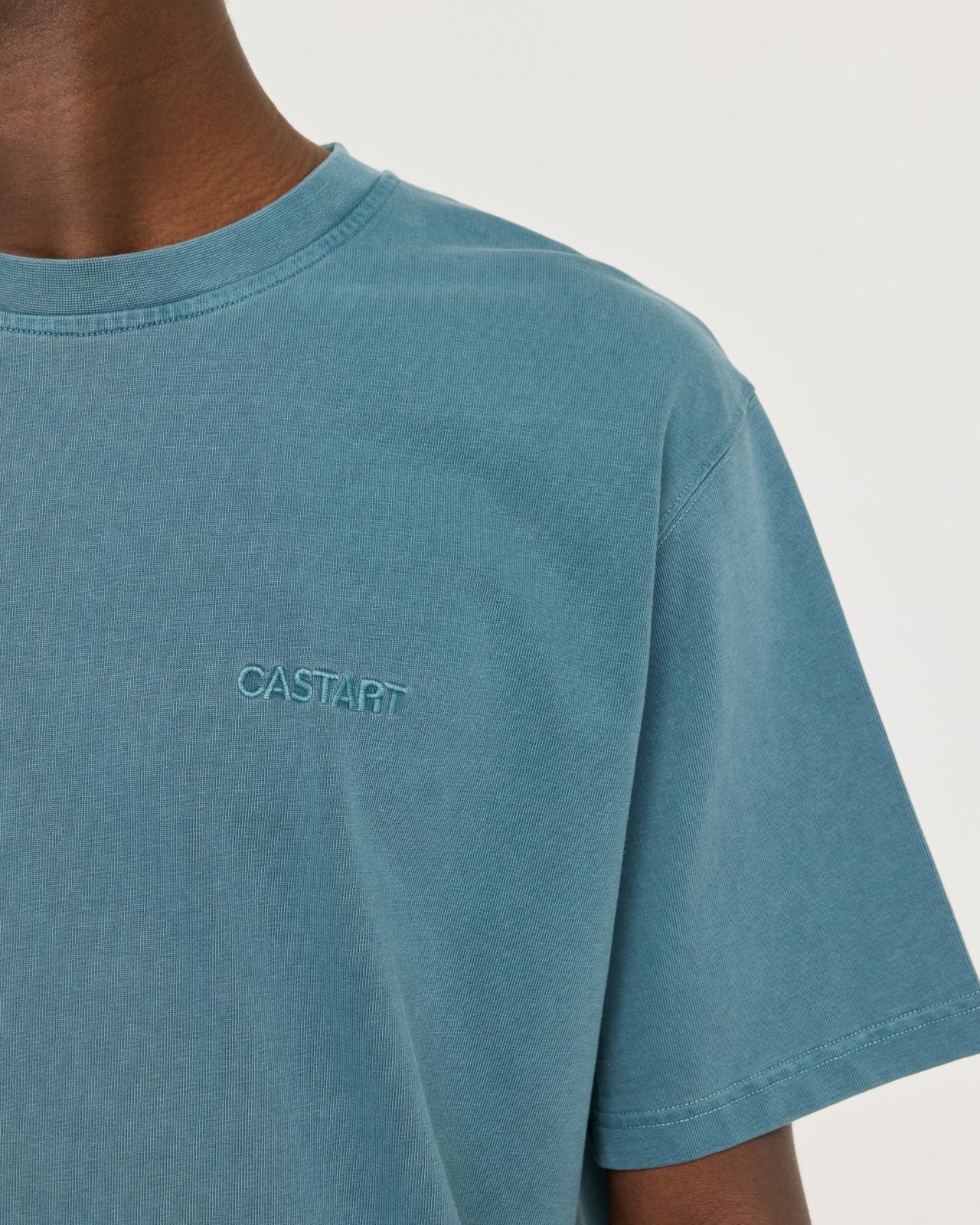stonewash tee - dark green - Castart