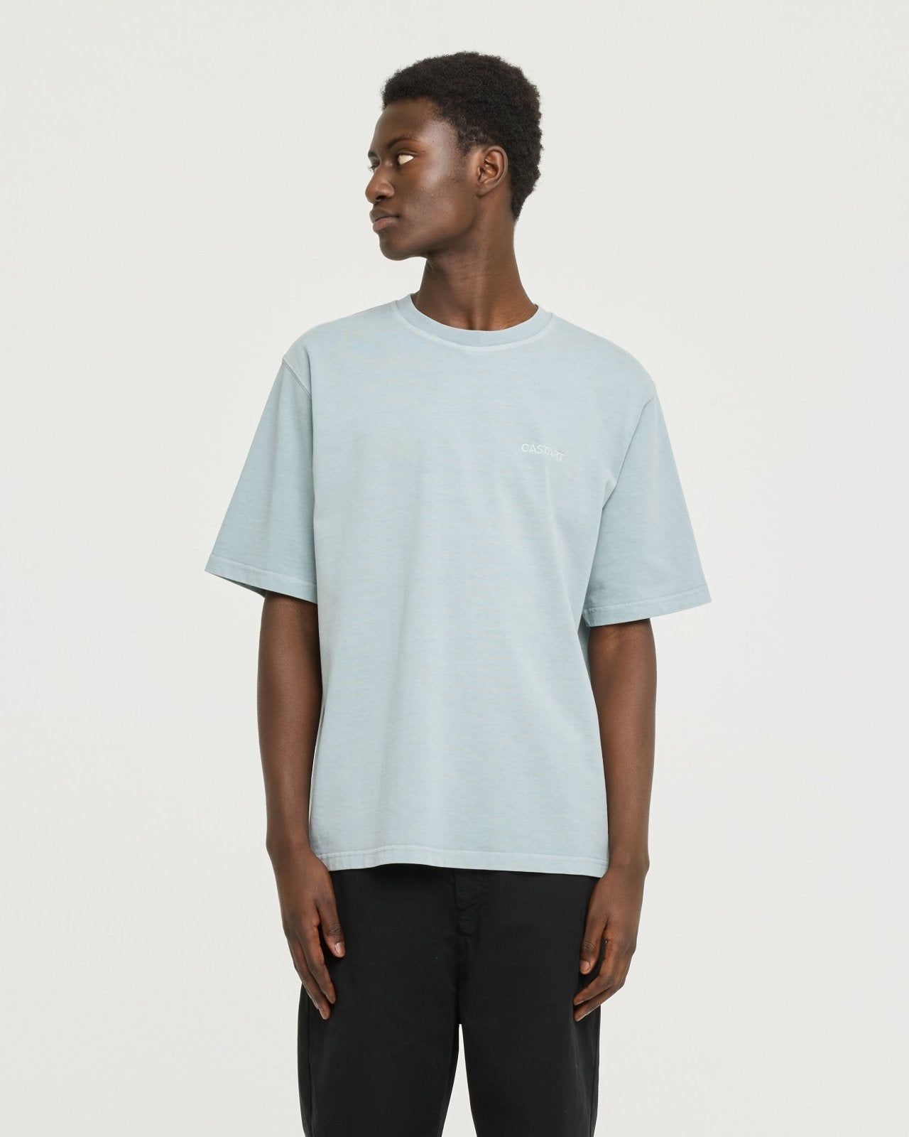 stonewash tee - grey - Castart