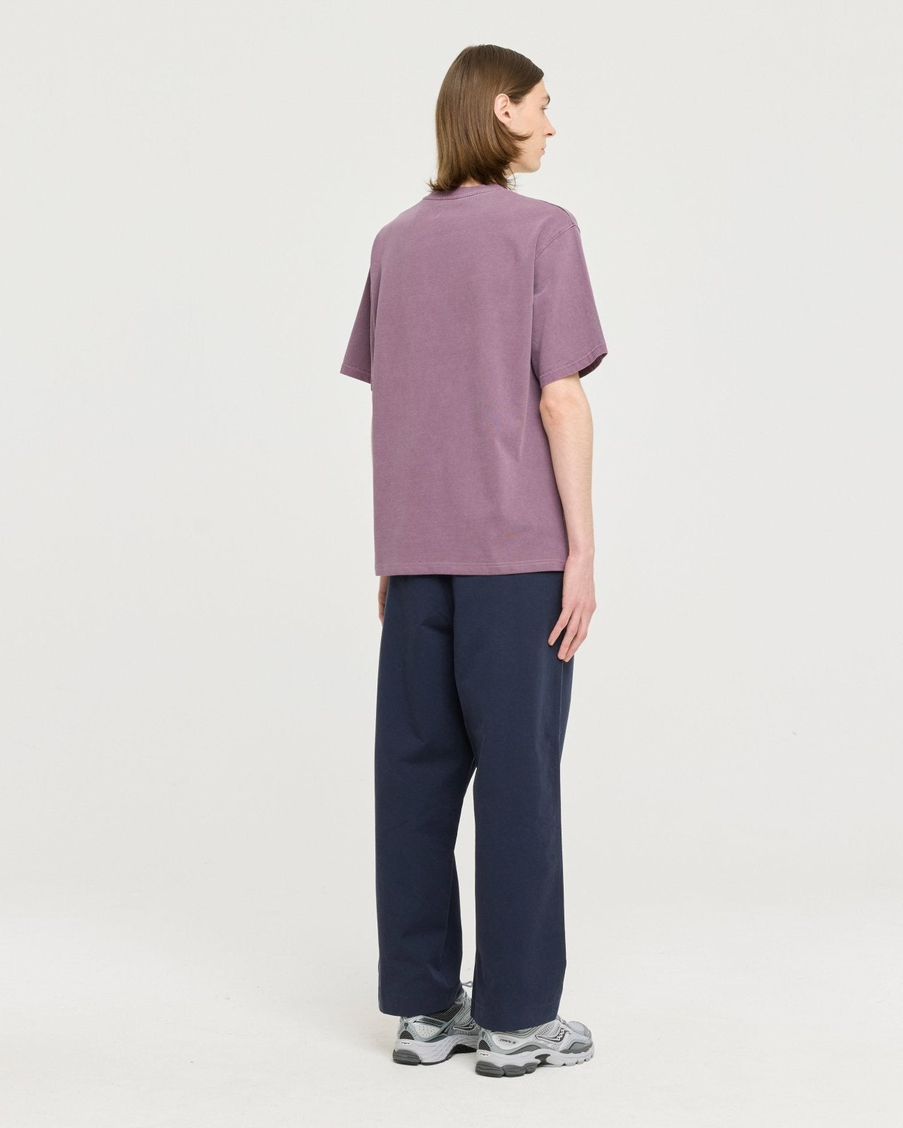 stonewash tee - purple - Castart
