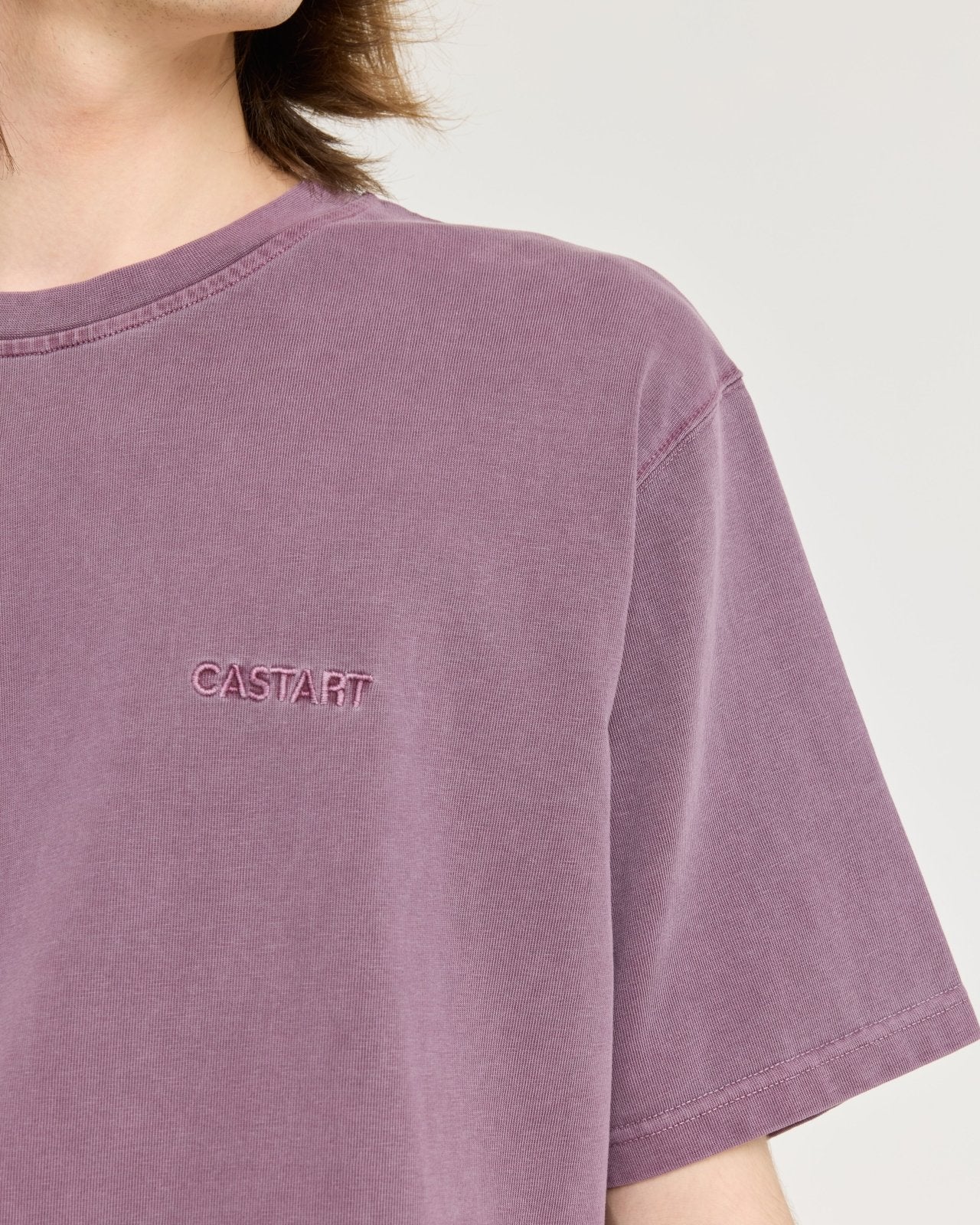 stonewash tee - purple - Castart