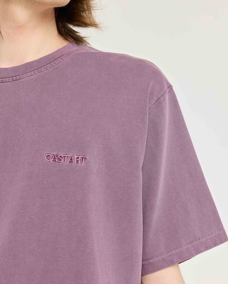 stonewash tee - purple - Castart