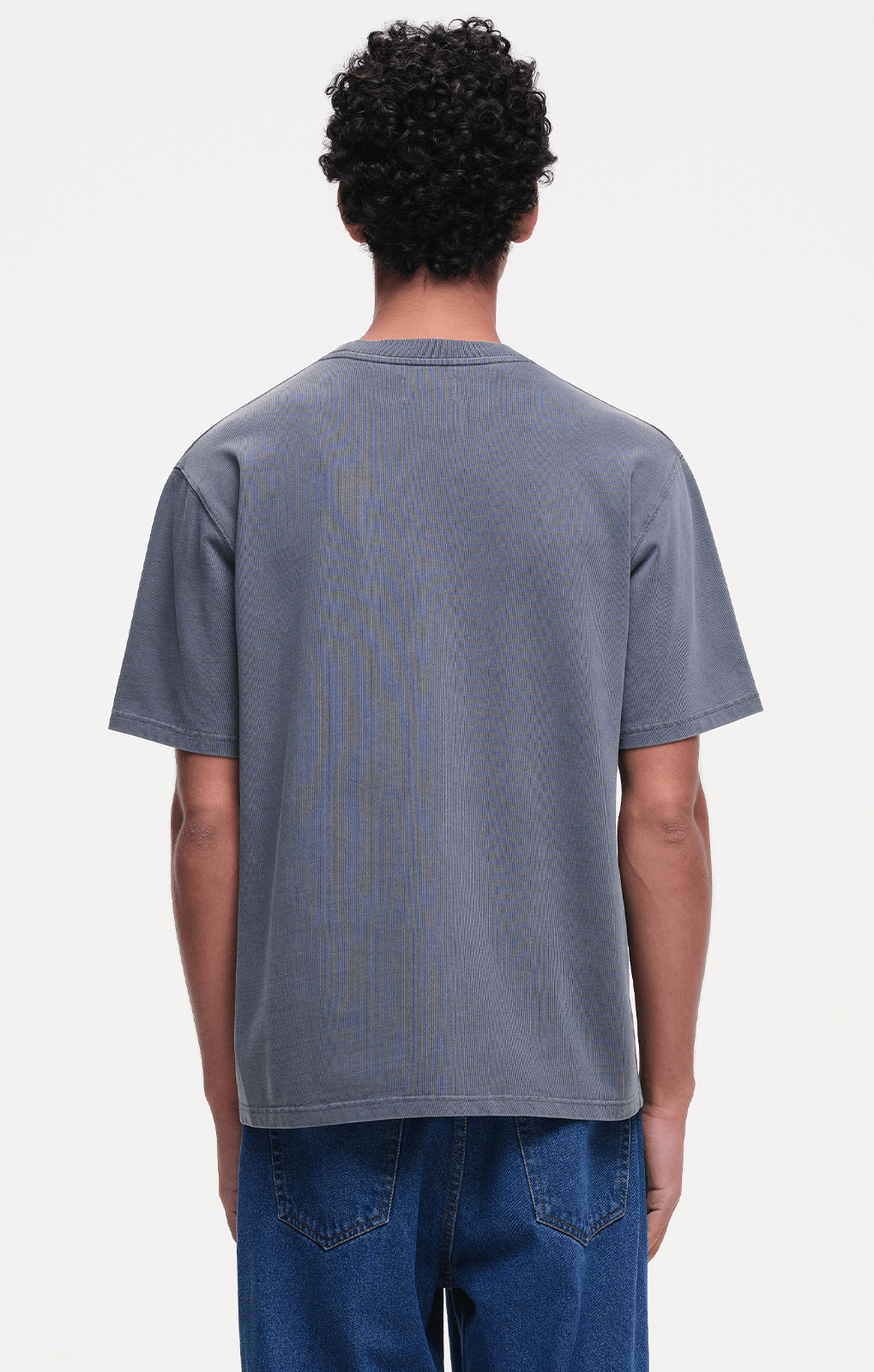 stonewash tee - washed black - Castart