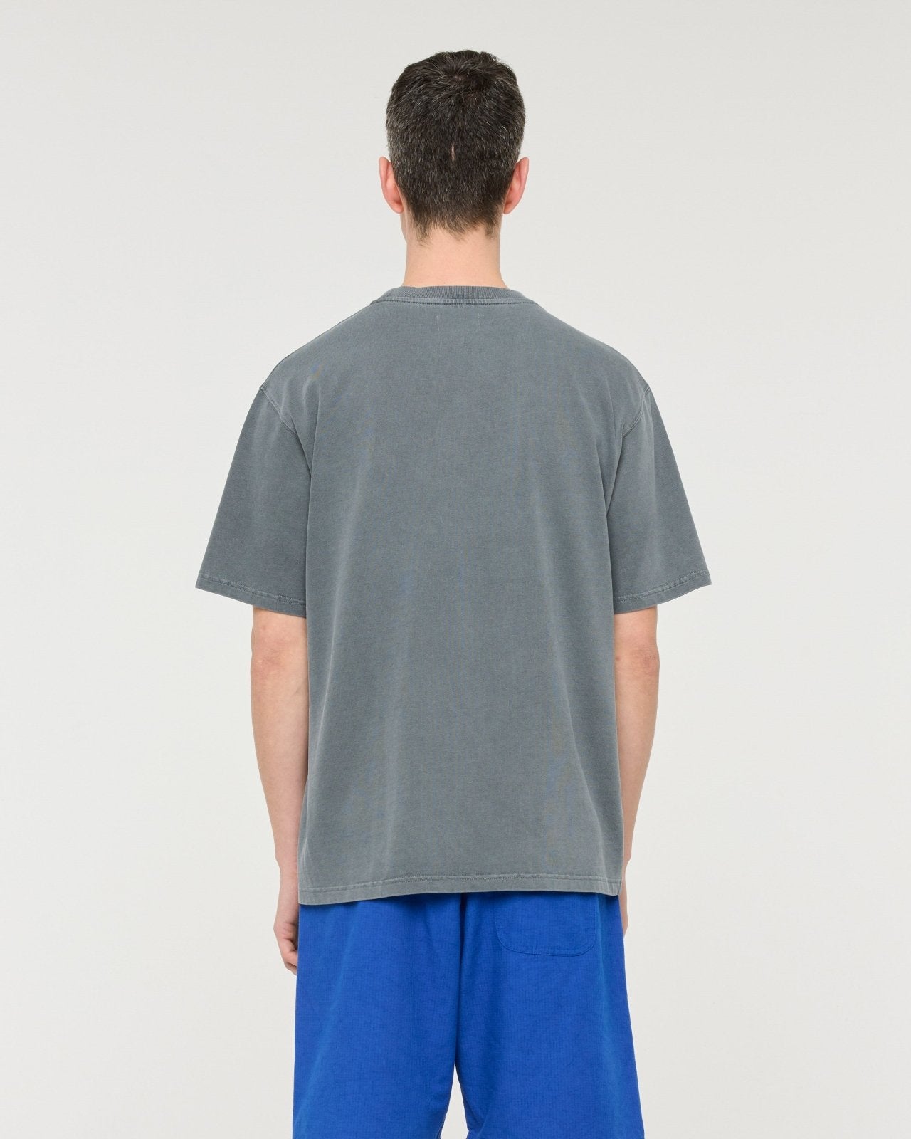 stonewash tee - washed black - Castart