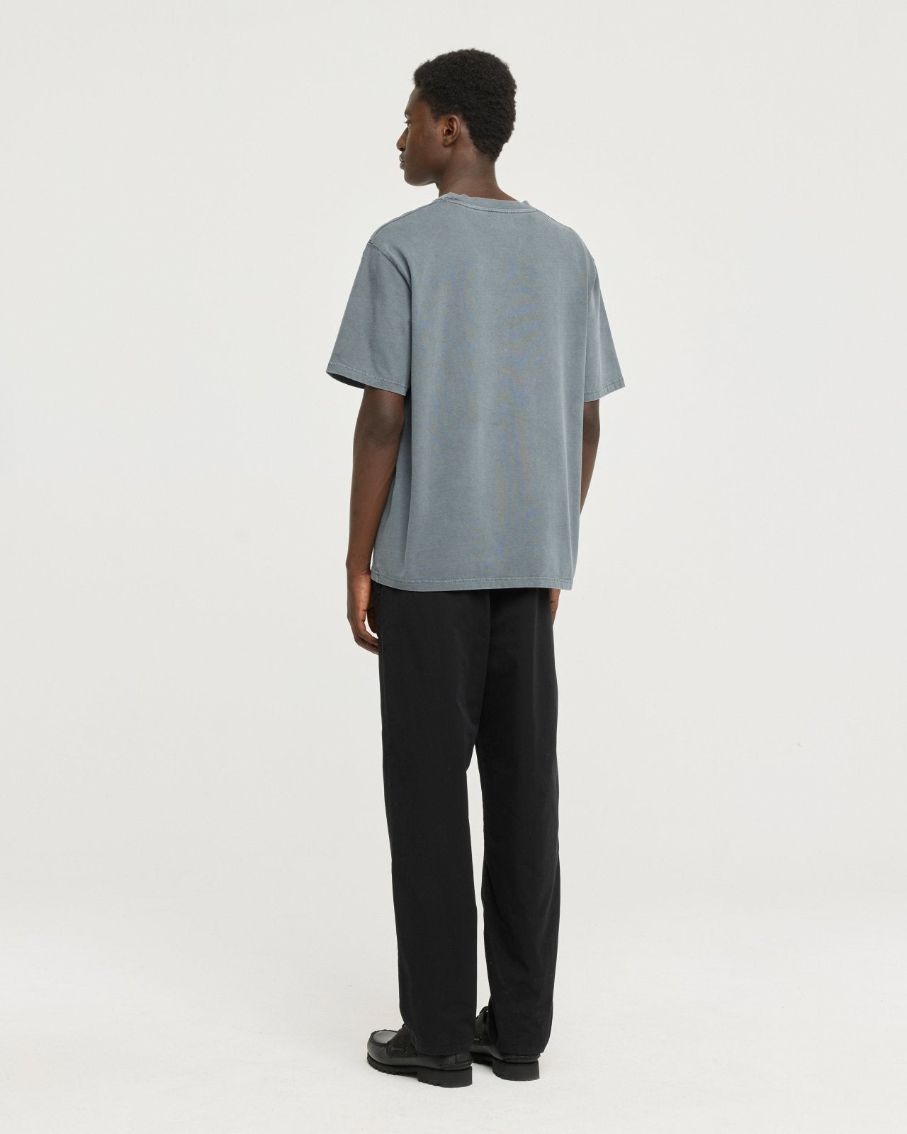 stonewash tee - washed black - Castart