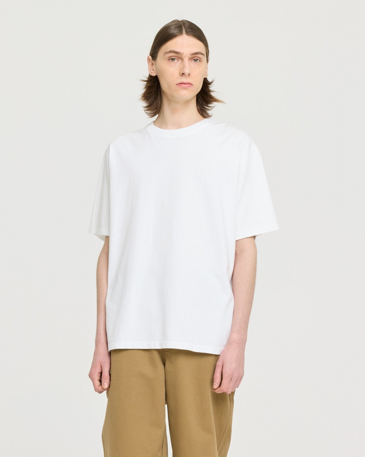 stonewash tee - white - Castart