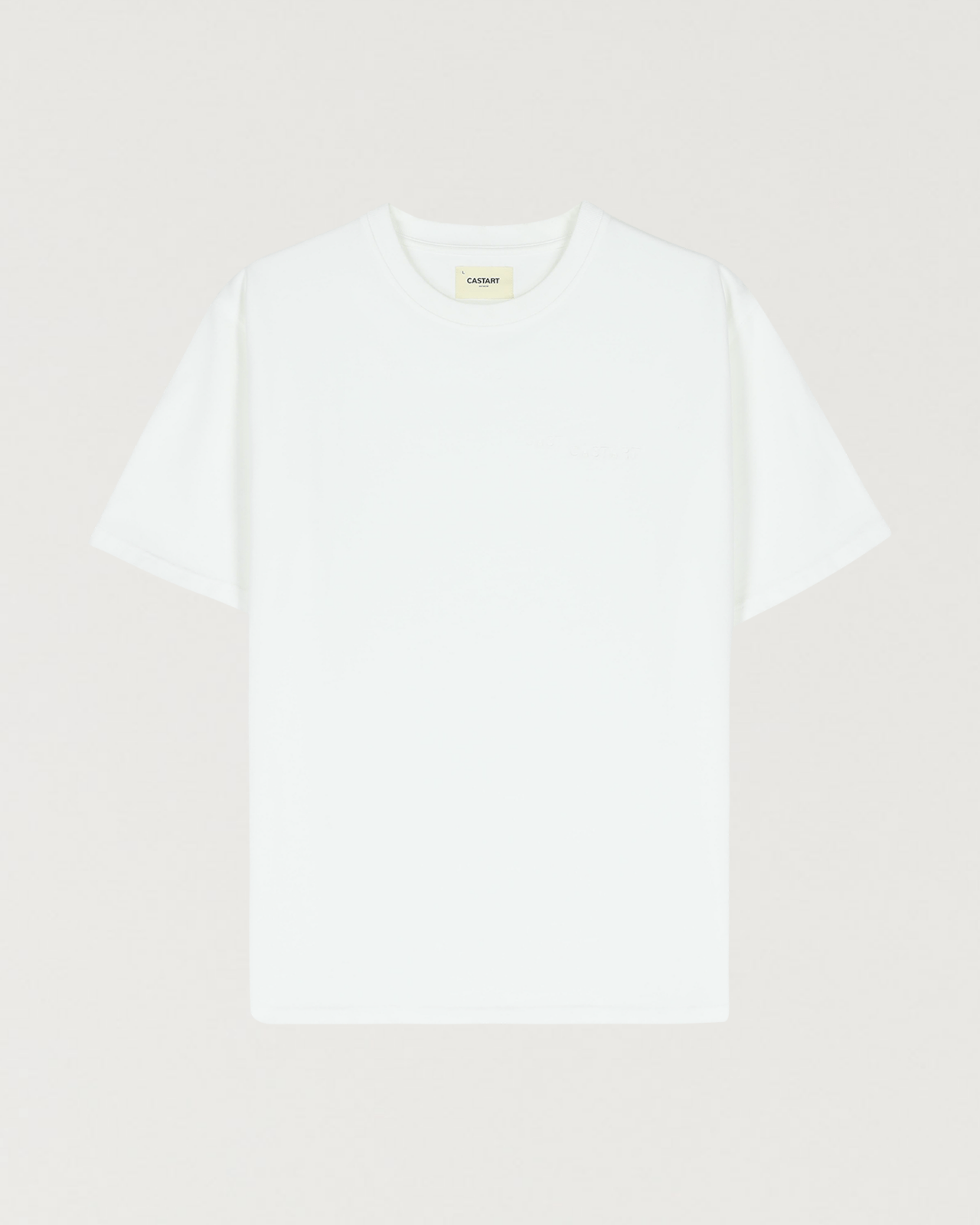 stonewash tee - white - Castart