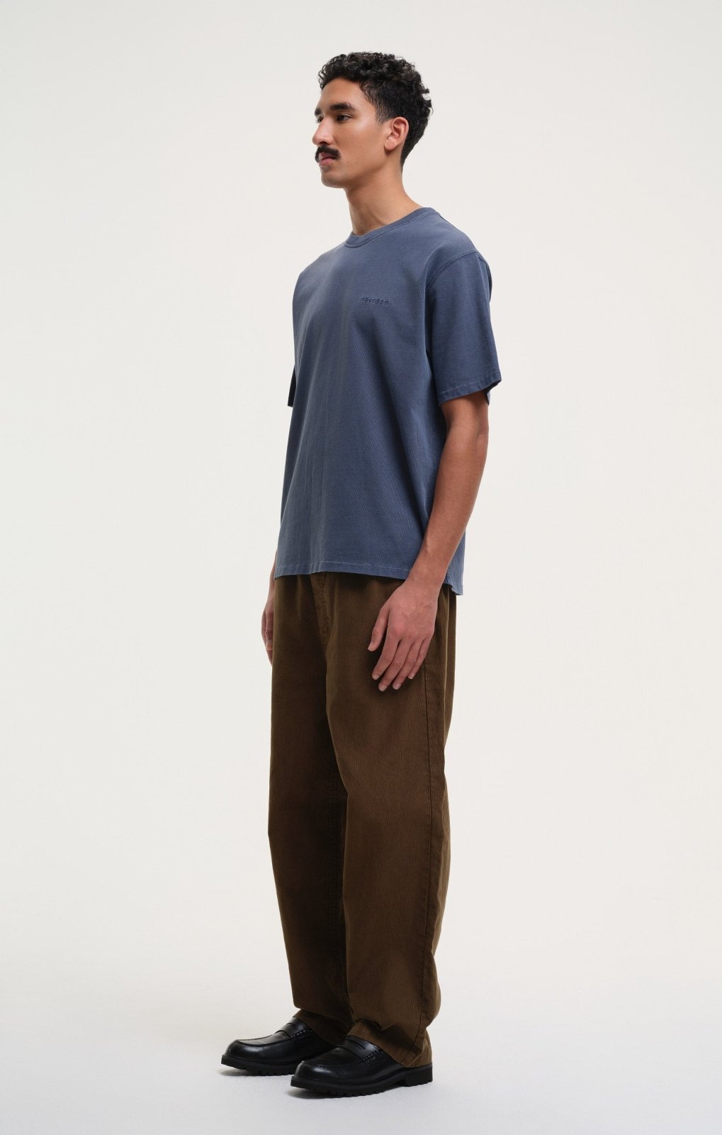 stonewashed tee - navy - Castart