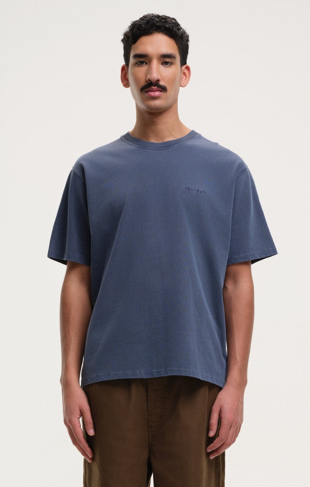 stonewashed tee - navy - Castart