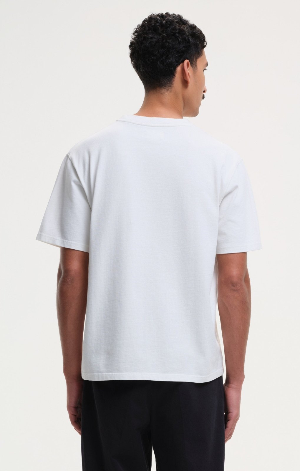 stonewashed tee - white - Castart